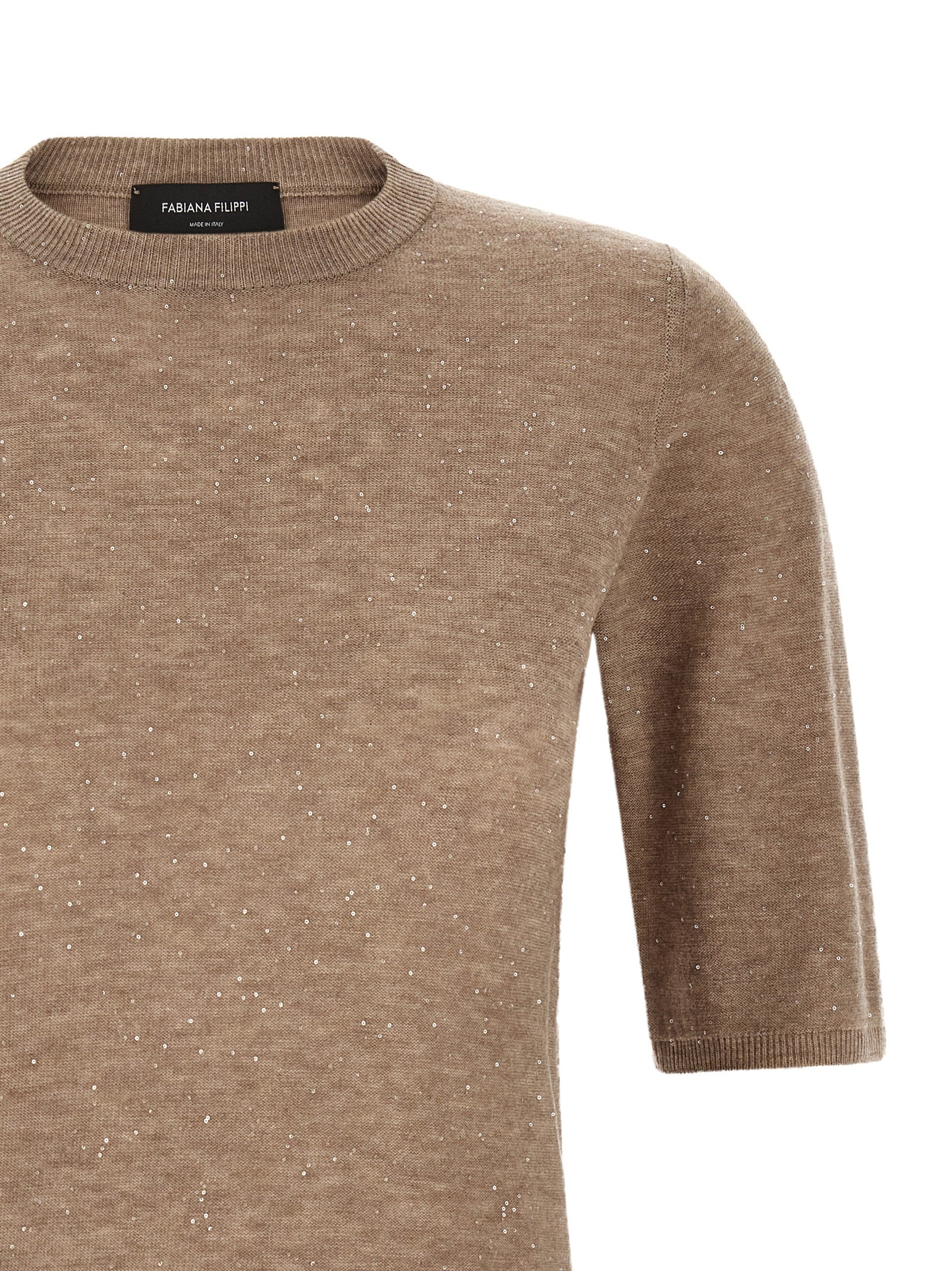 Beige Wool T-Shirt