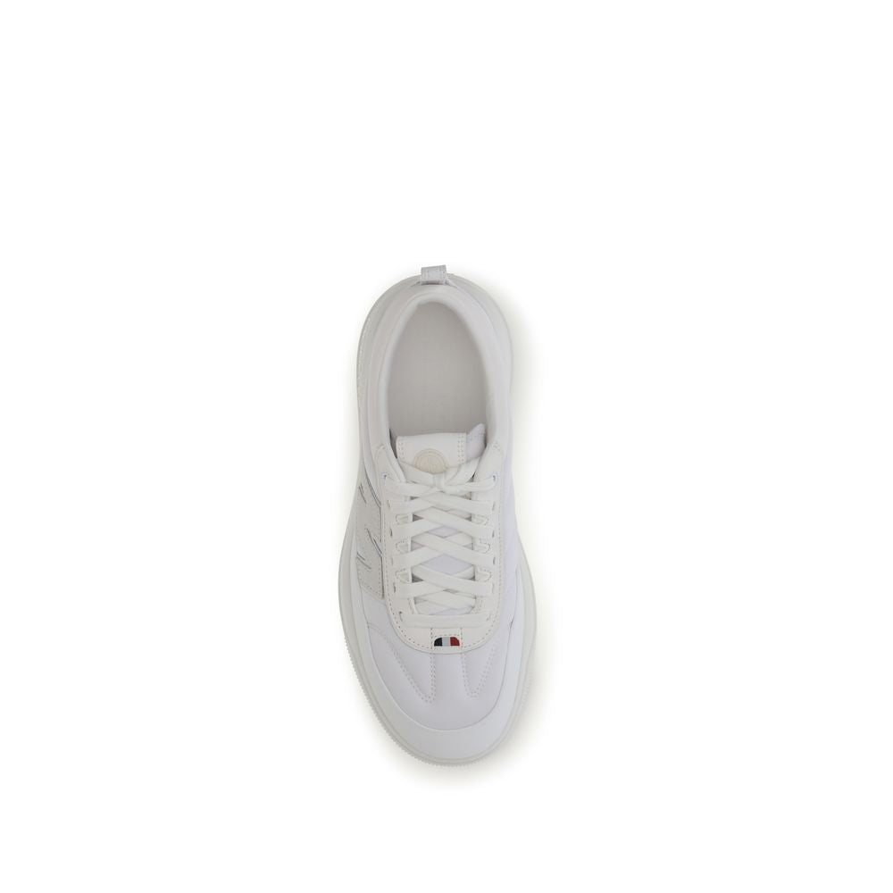 White Calf Leather Bos Taurus Athletic Sneakers