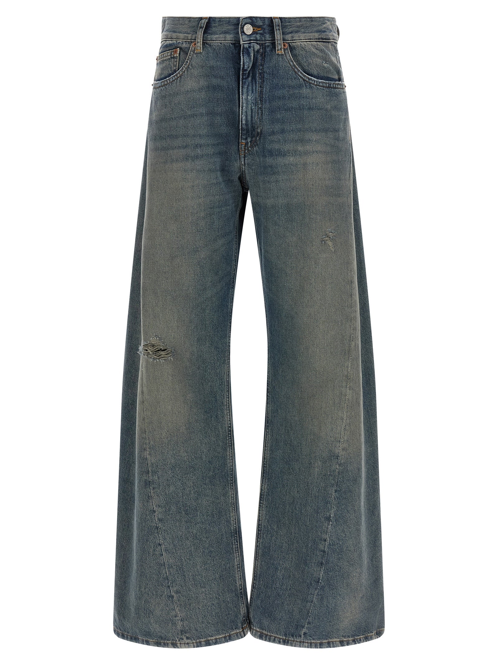 Blue Cotton Jeans Denim