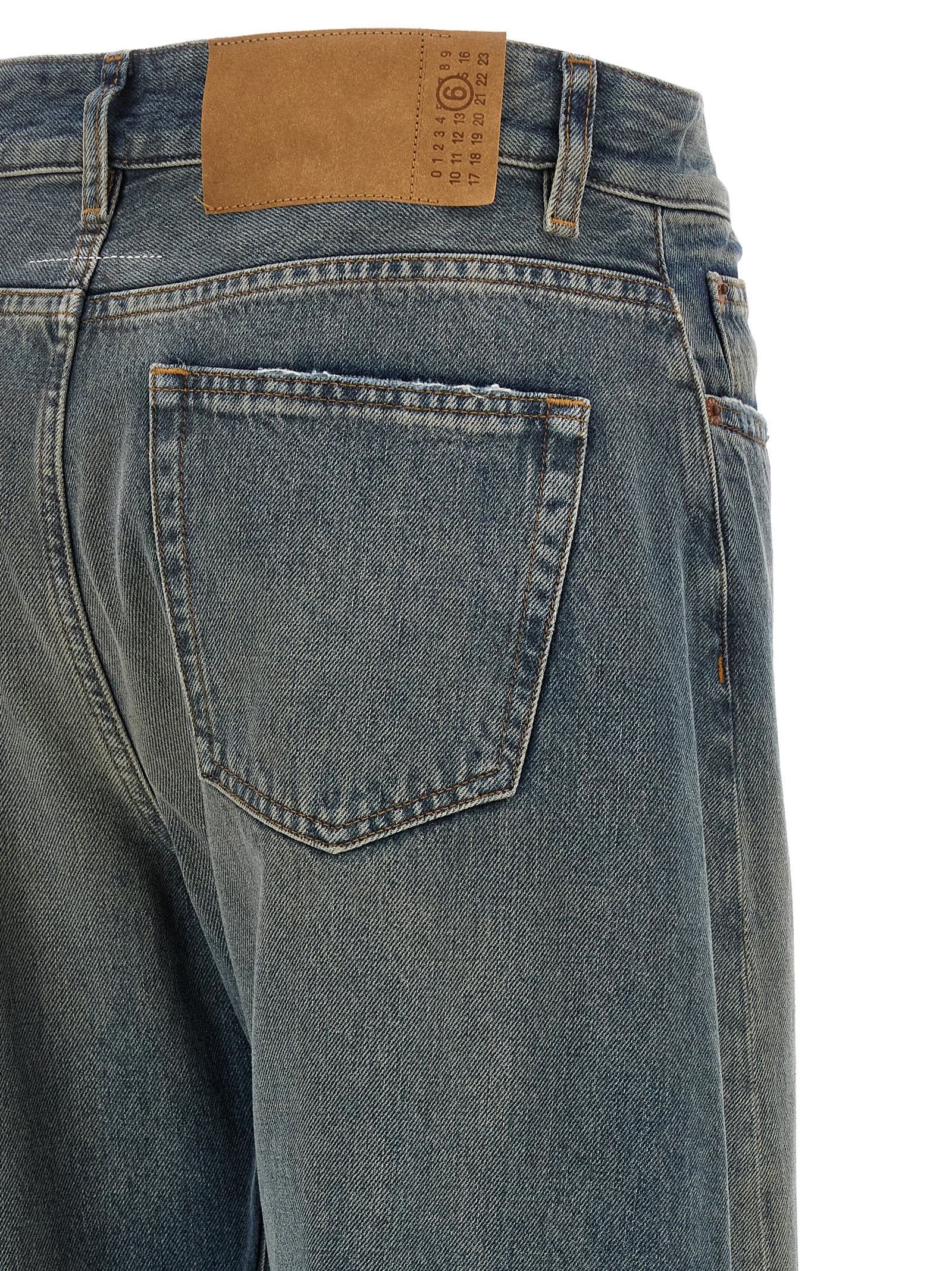 Blue Cotton Jeans Denim
