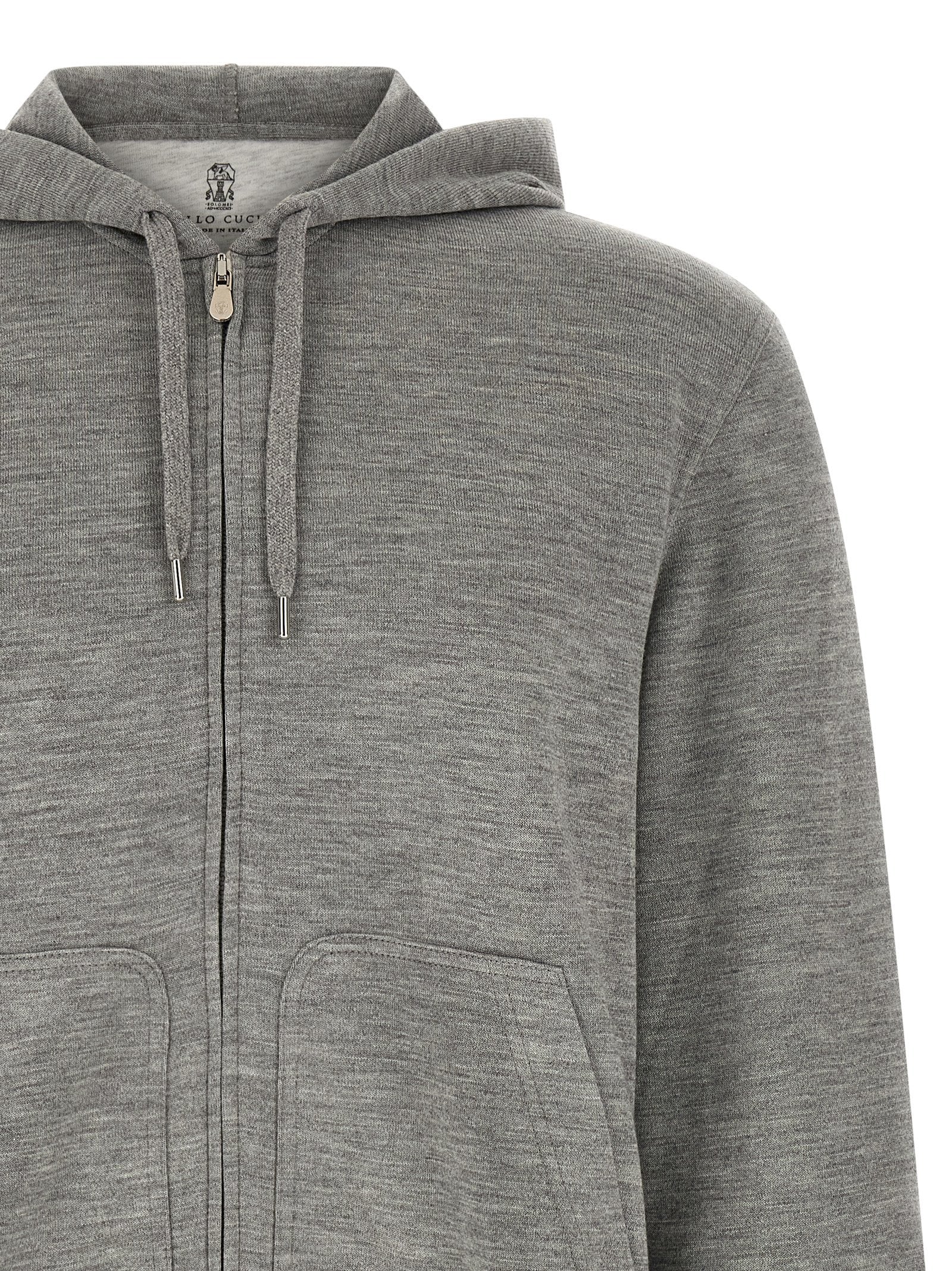 Gray Cashmere Sweatshirt