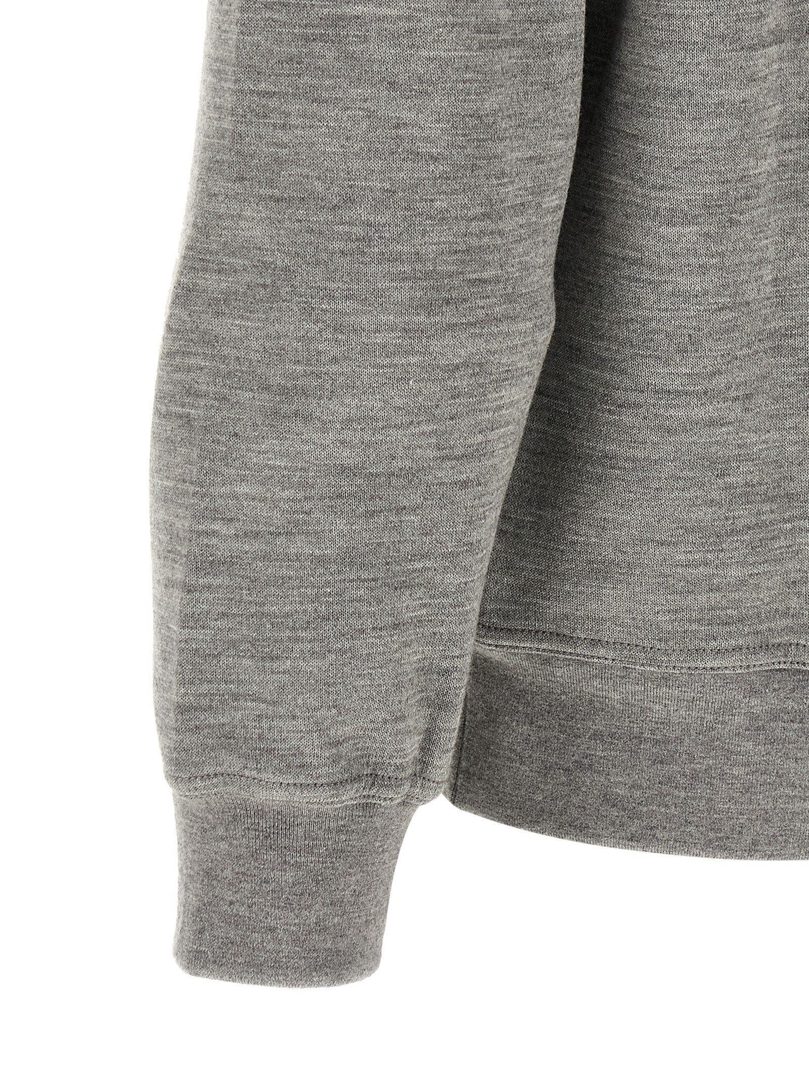 Gray Cashmere Sweatshirt