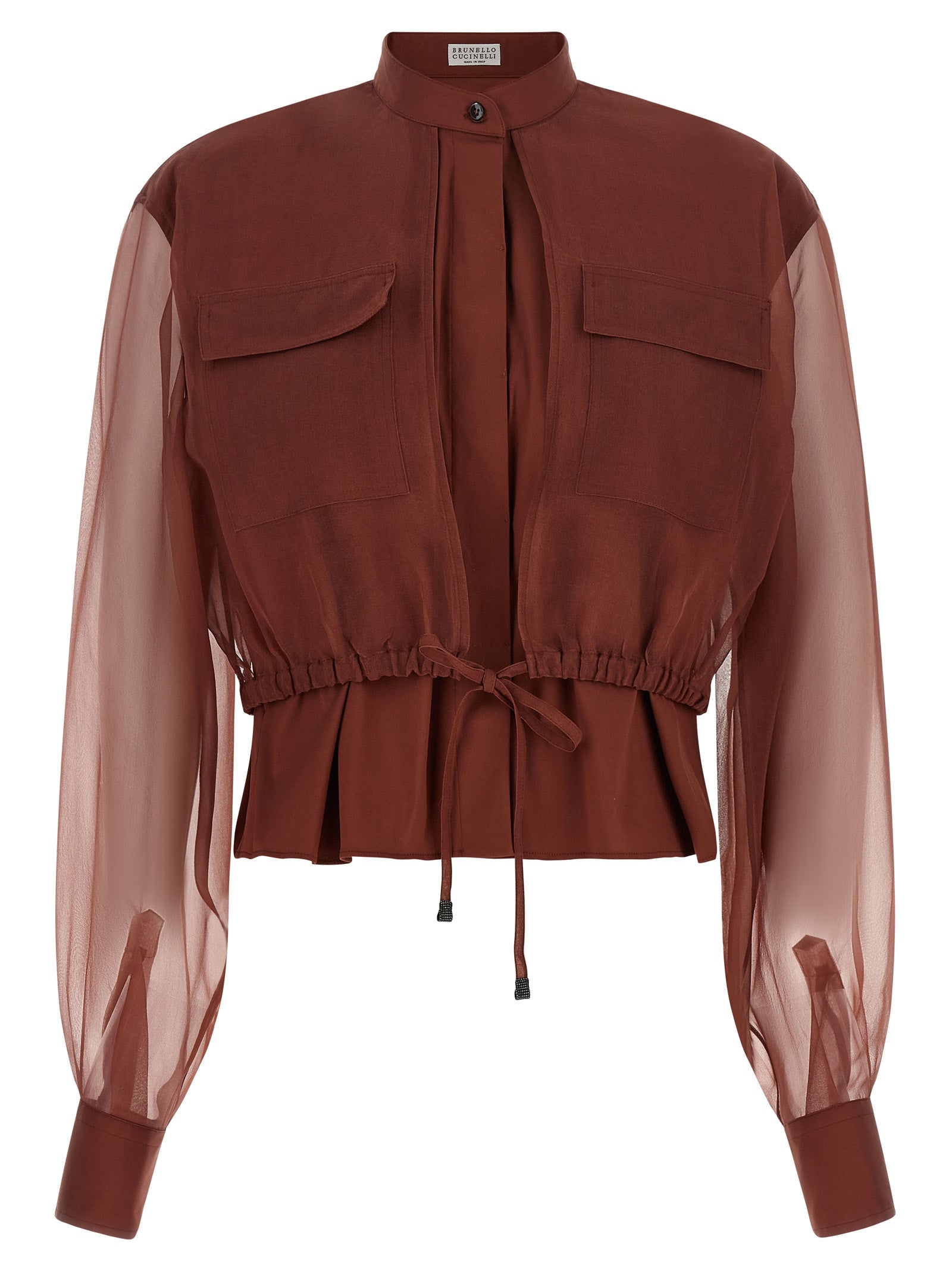 Brown Cotton Blouse