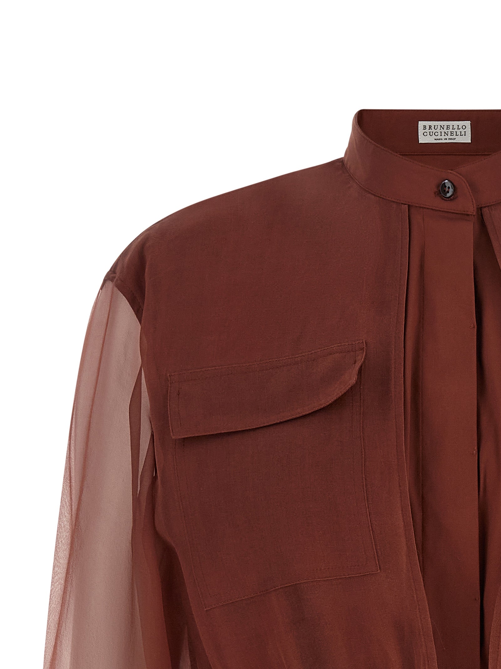 Brown Cotton Blouse