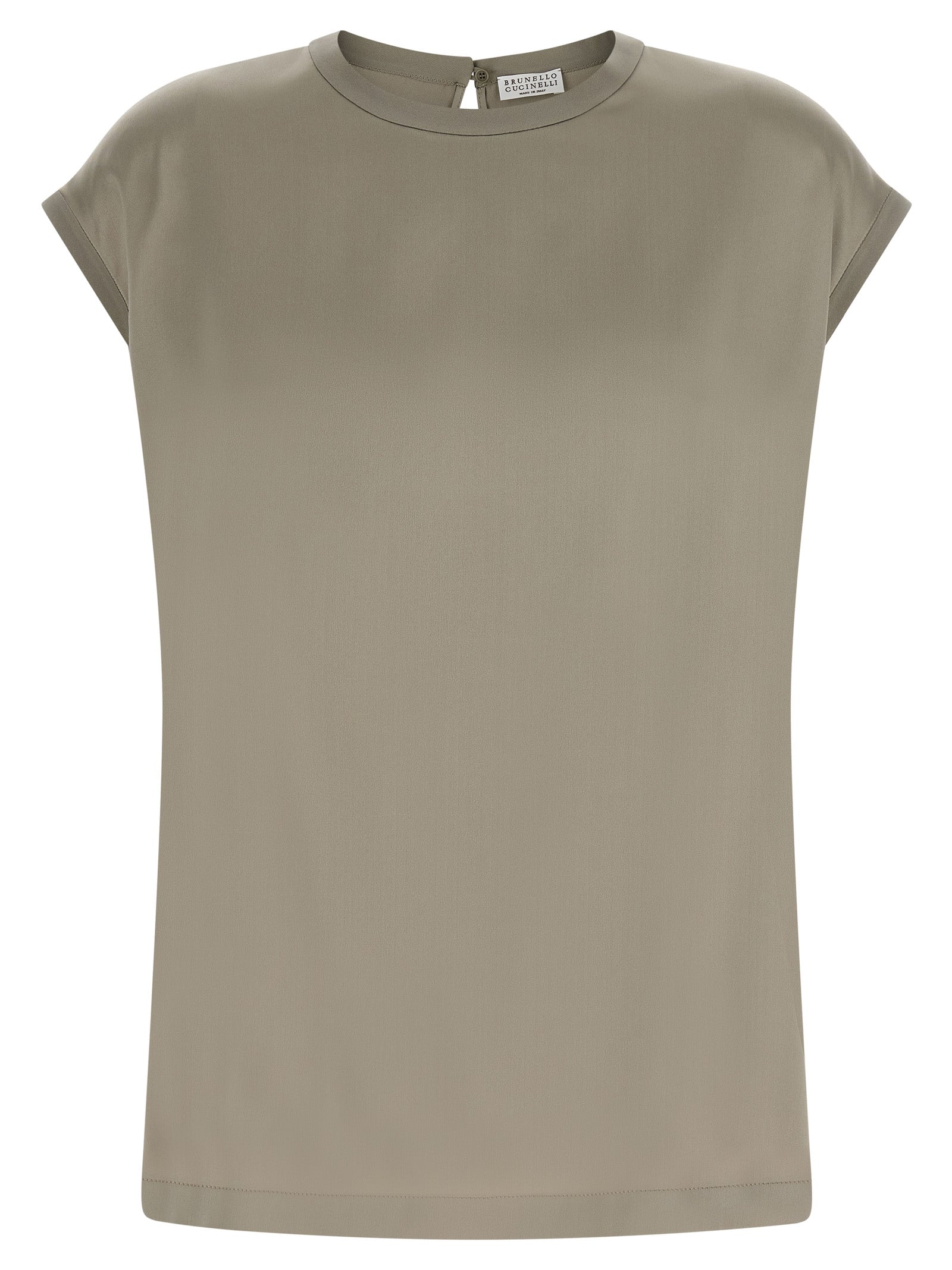 Bicolor Silk Blouse
