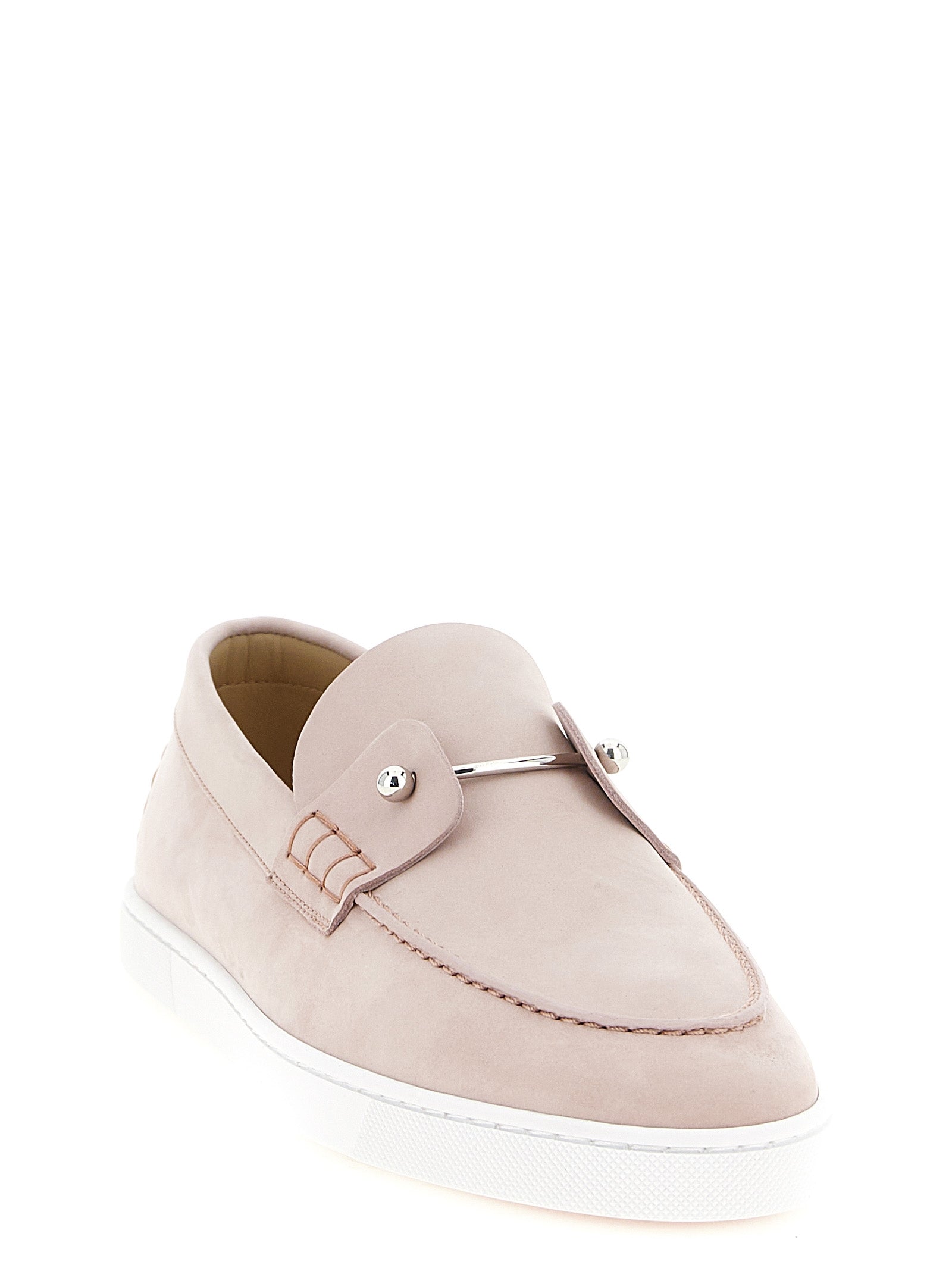 Multicolor Calfskin Slip-On Loafers