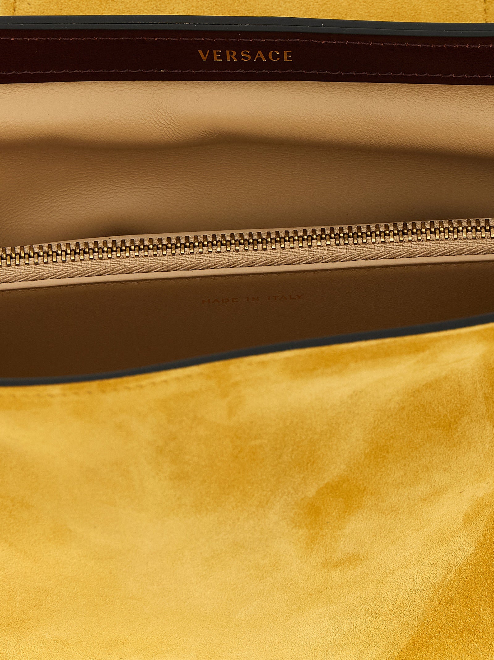 Bicolor Calfskin Clutch Bag