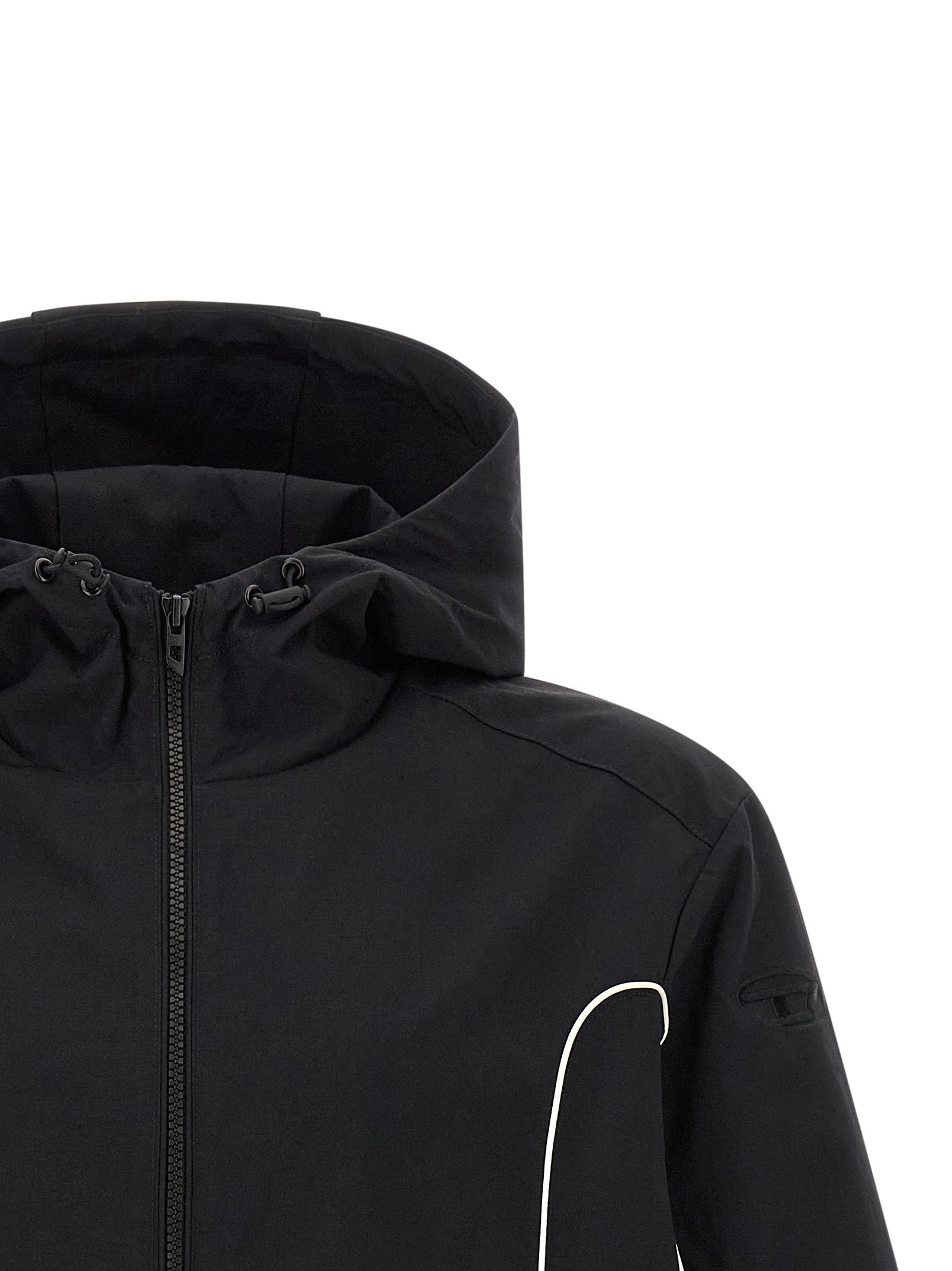 Black Polyamide Shell Jacket