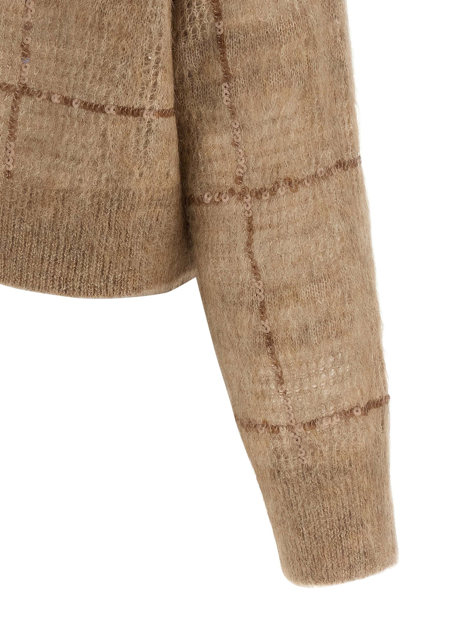 Beige Wool Cardigan