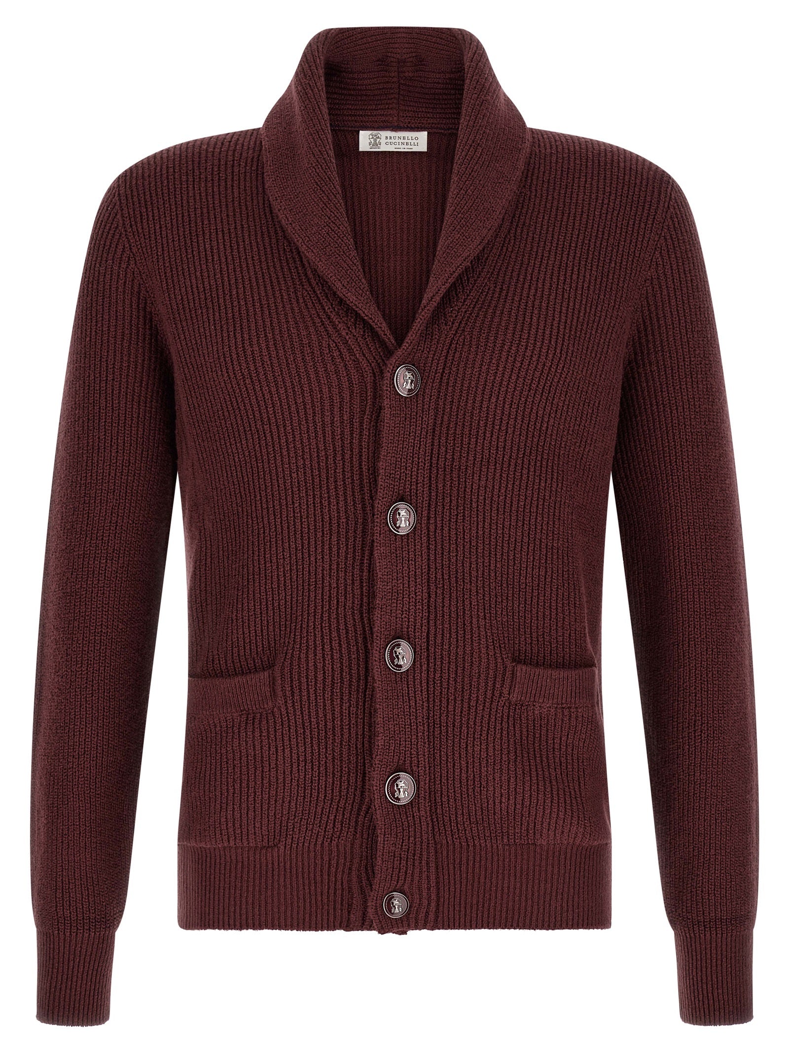 Bordeaux Cotton Cardigan
