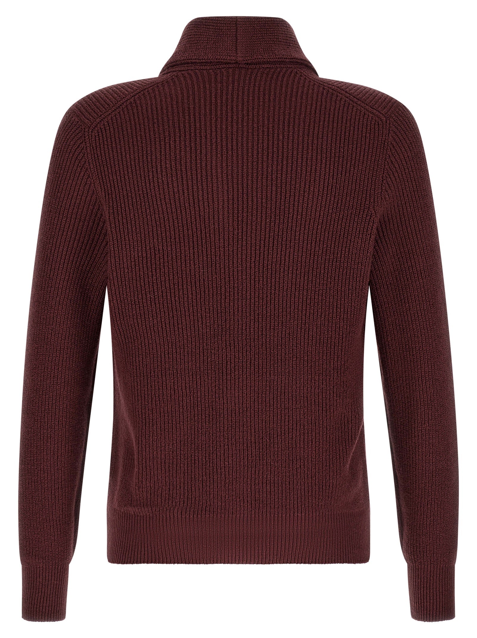 Bordeaux Cotton Cardigan