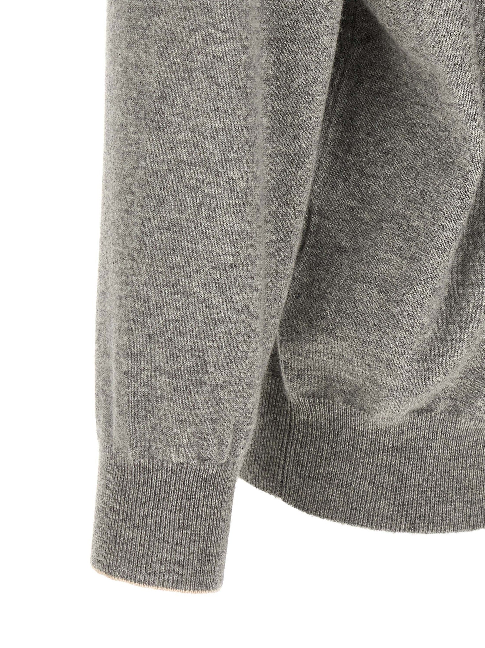 Gray Cashmere Cardigan