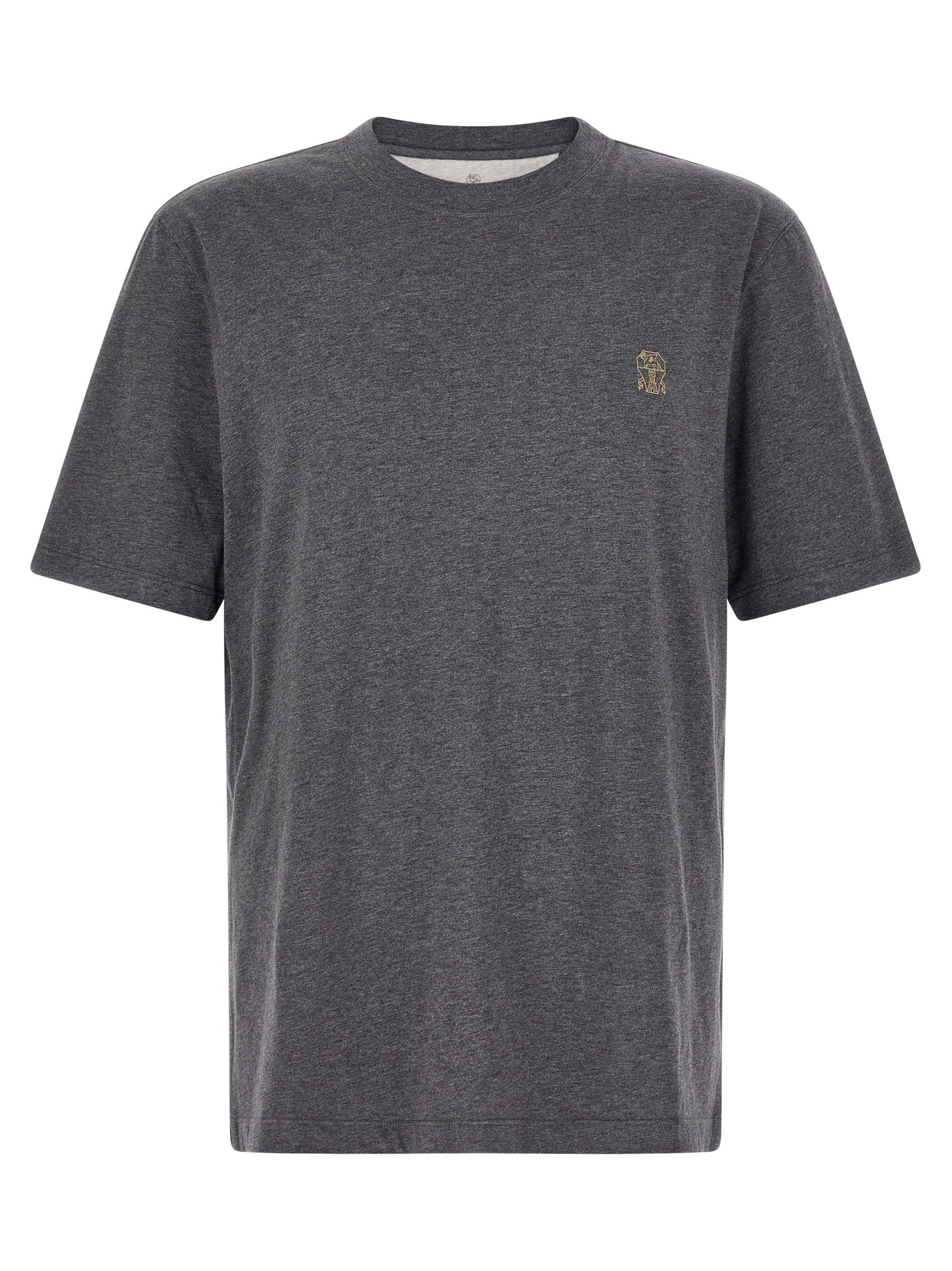 Gray Cotton T-Shirt