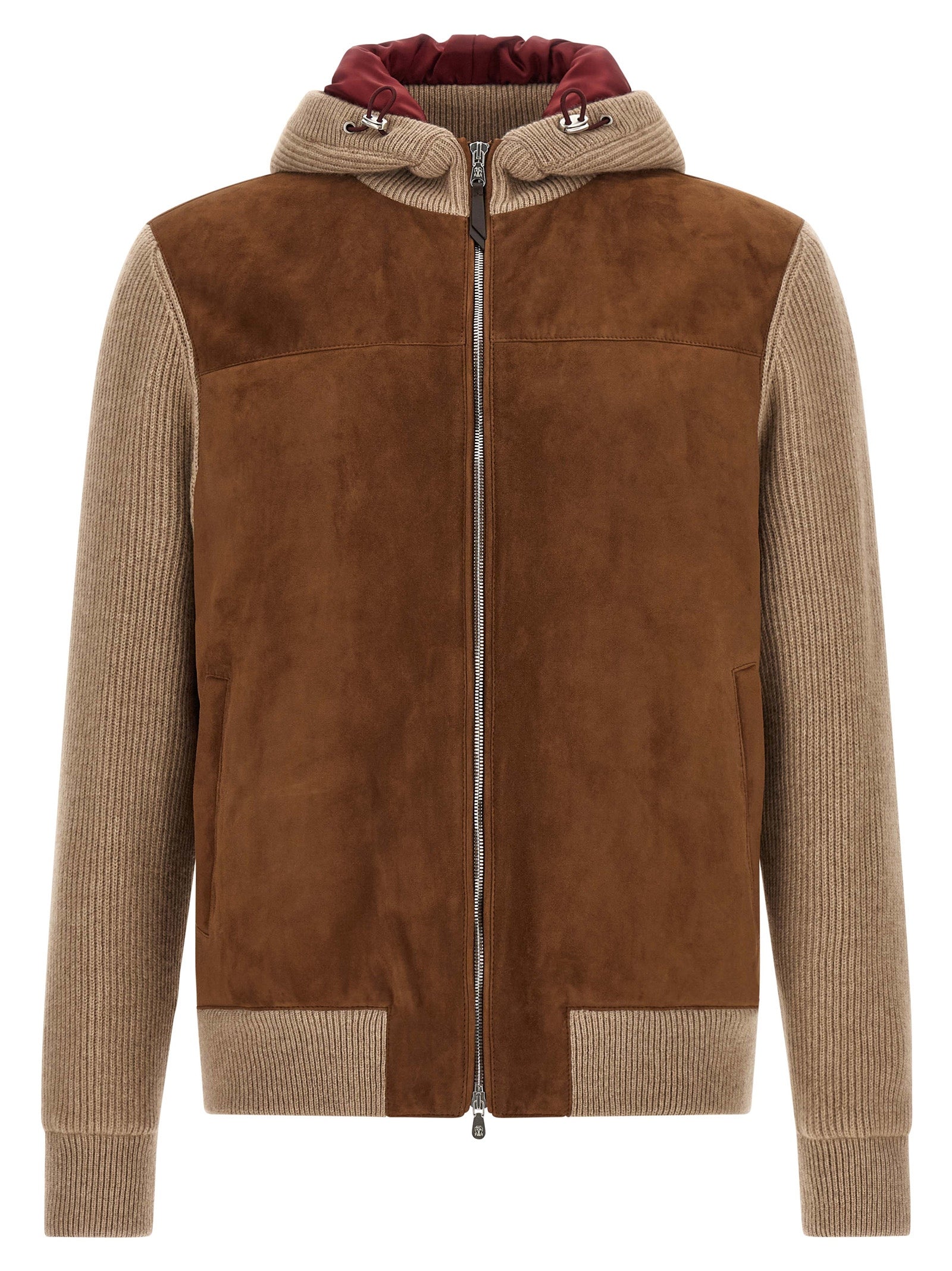 Brown Lamb Leather Bomber