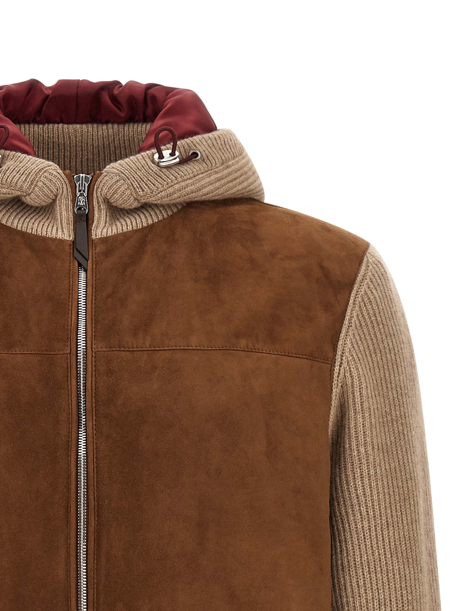 Brown Lamb Leather Bomber