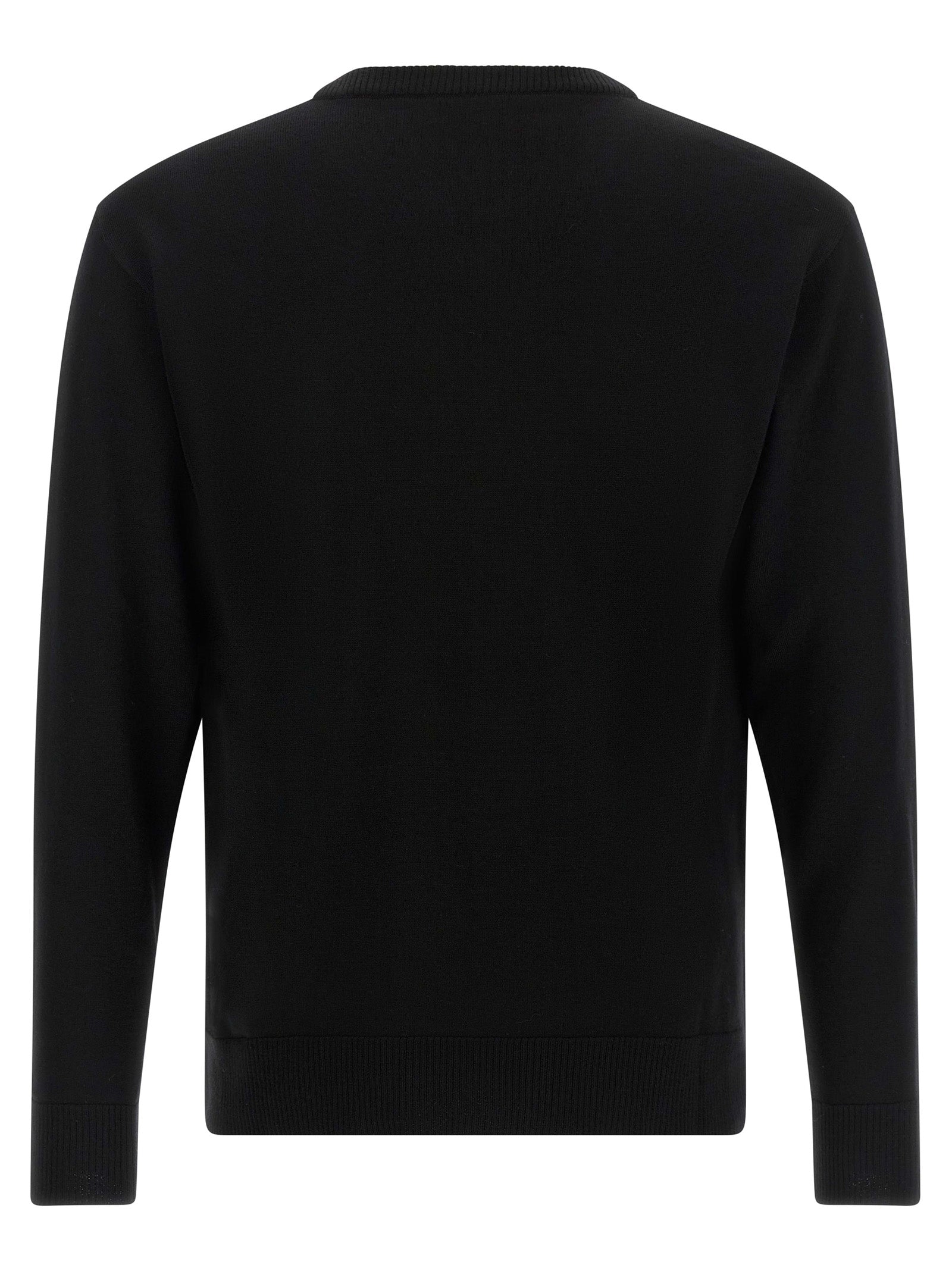 Black Virgin Wool Cardigan
