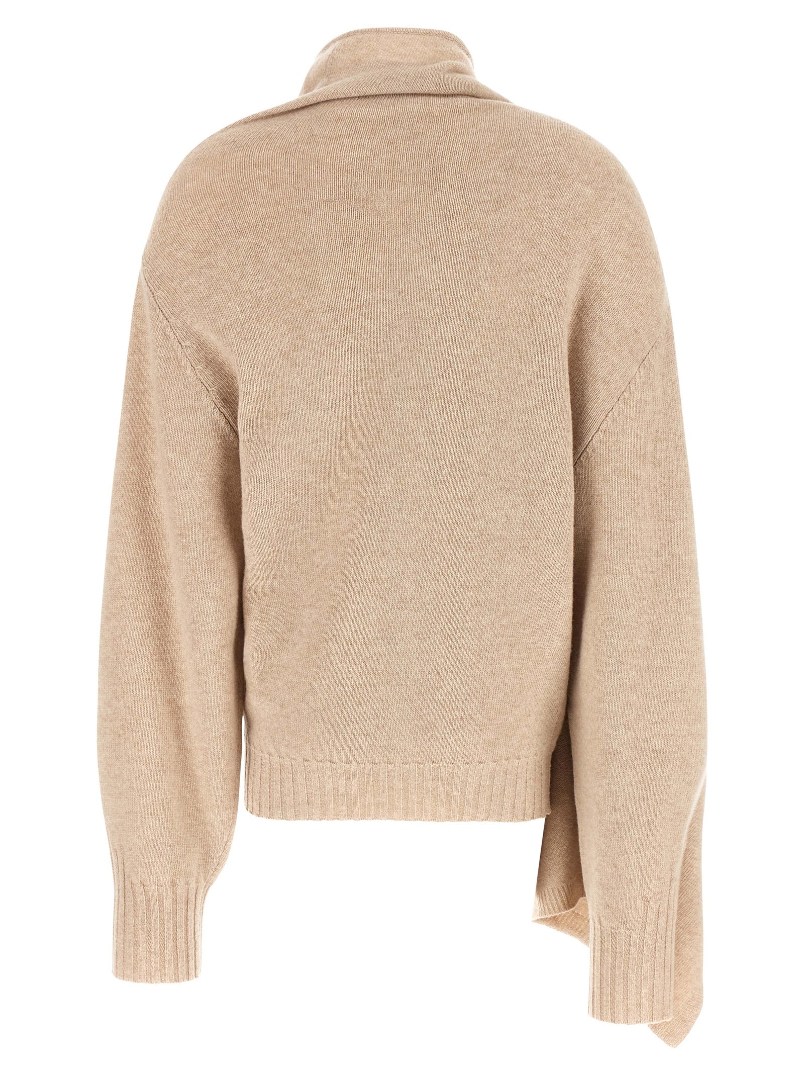 Beige Cashmere Cardigan