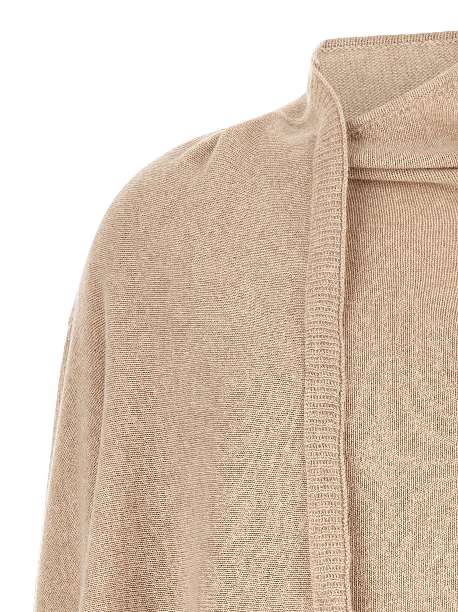 Beige Cashmere Cardigan