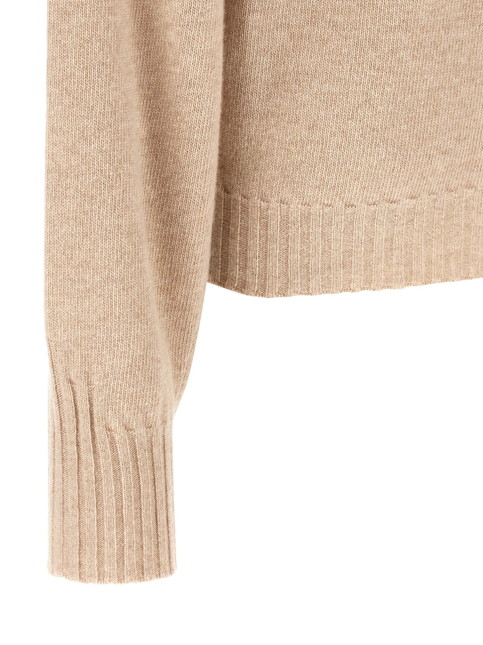 Beige Cashmere Cardigan