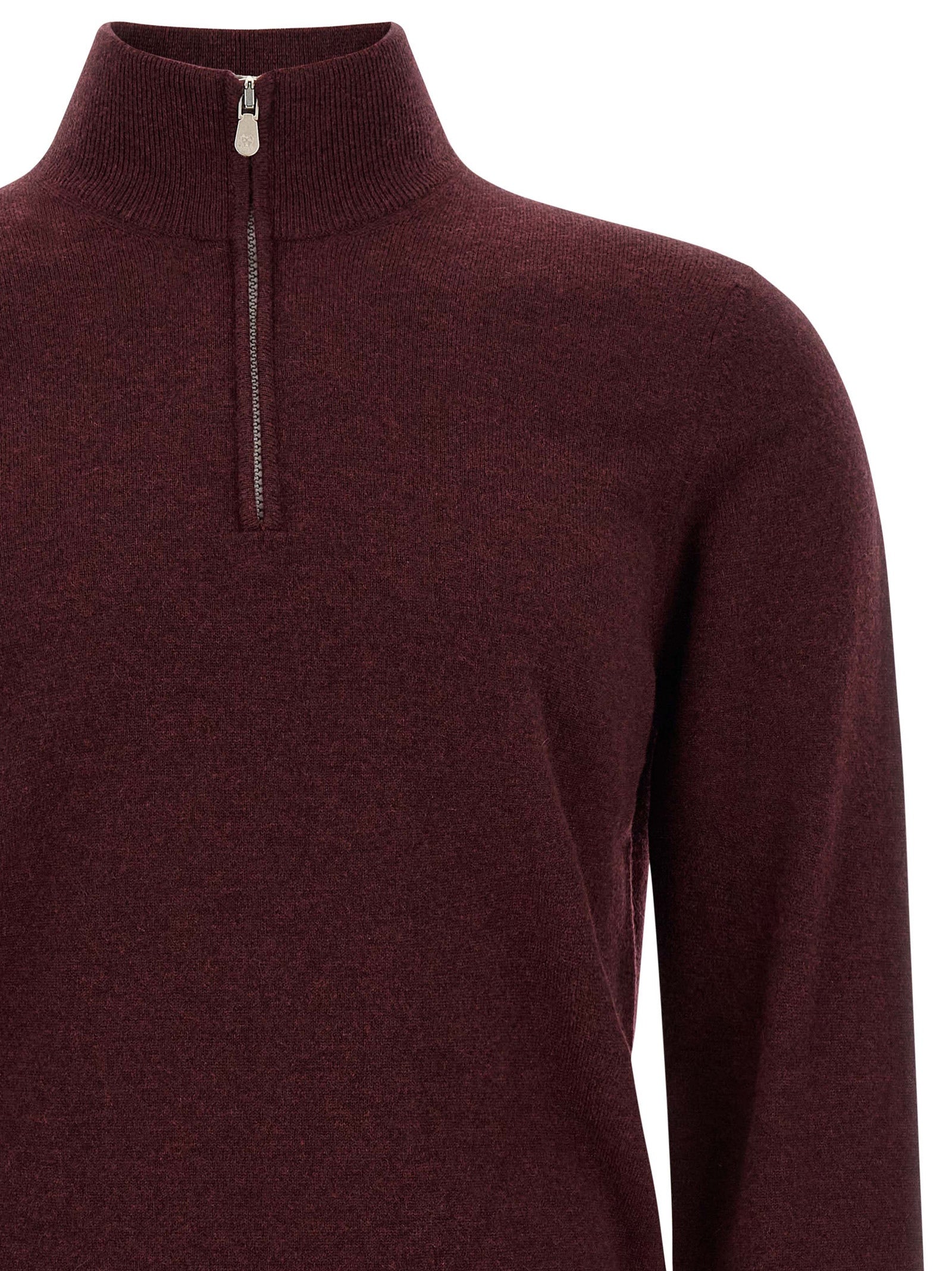 Bordeaux Cashmere Cardigan