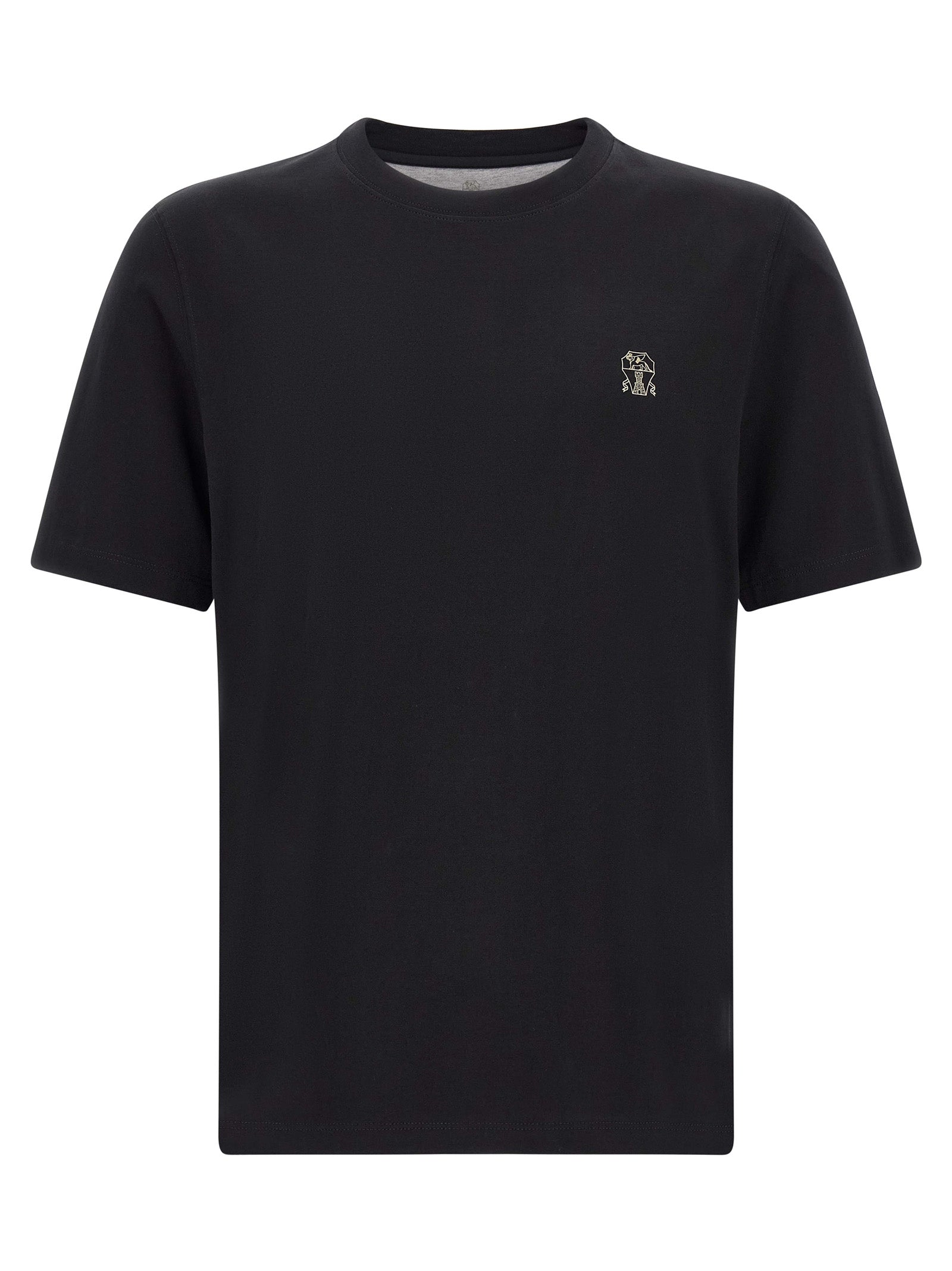 Black Cotton T-Shirt