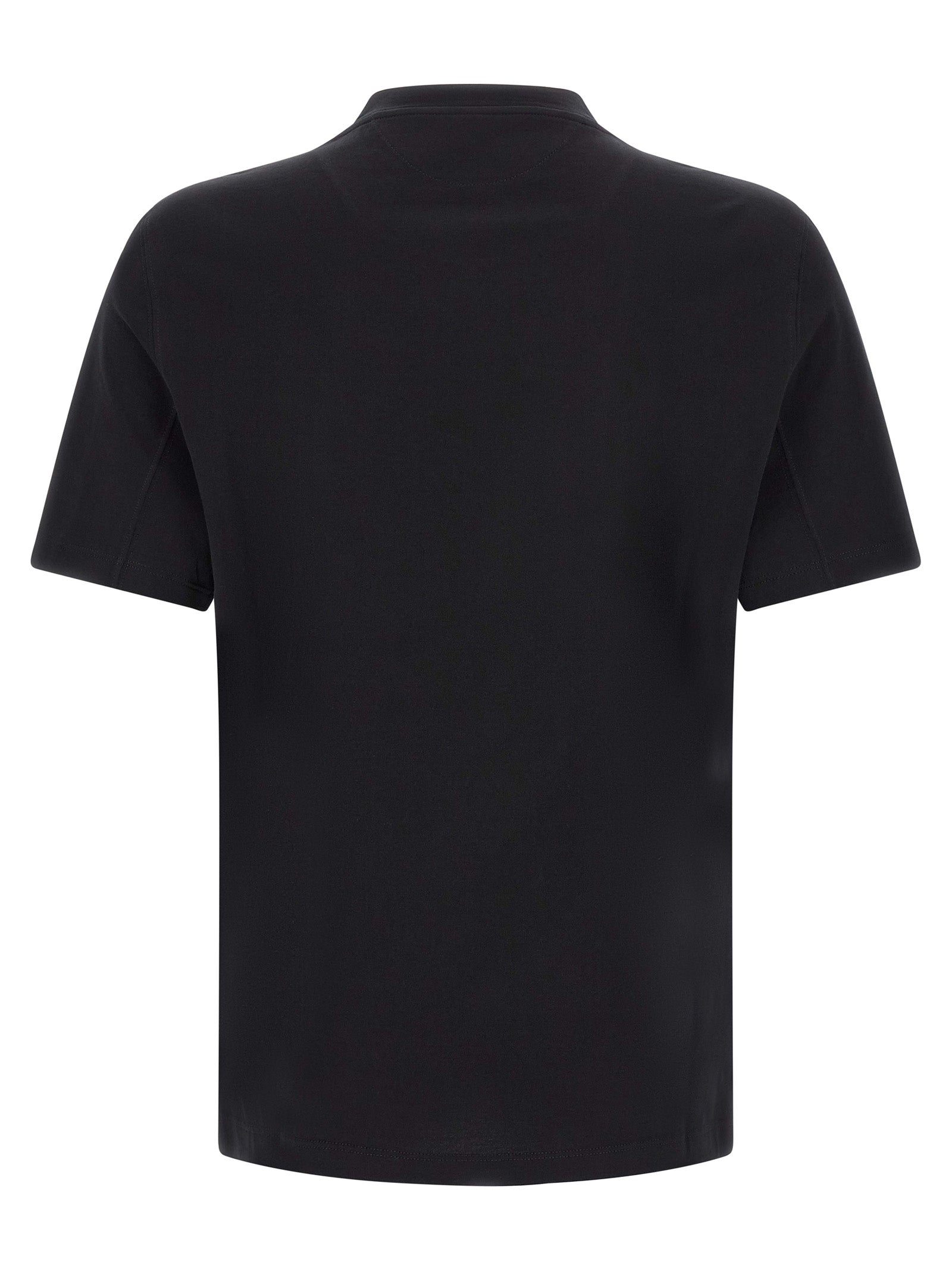 Black Cotton T-Shirt