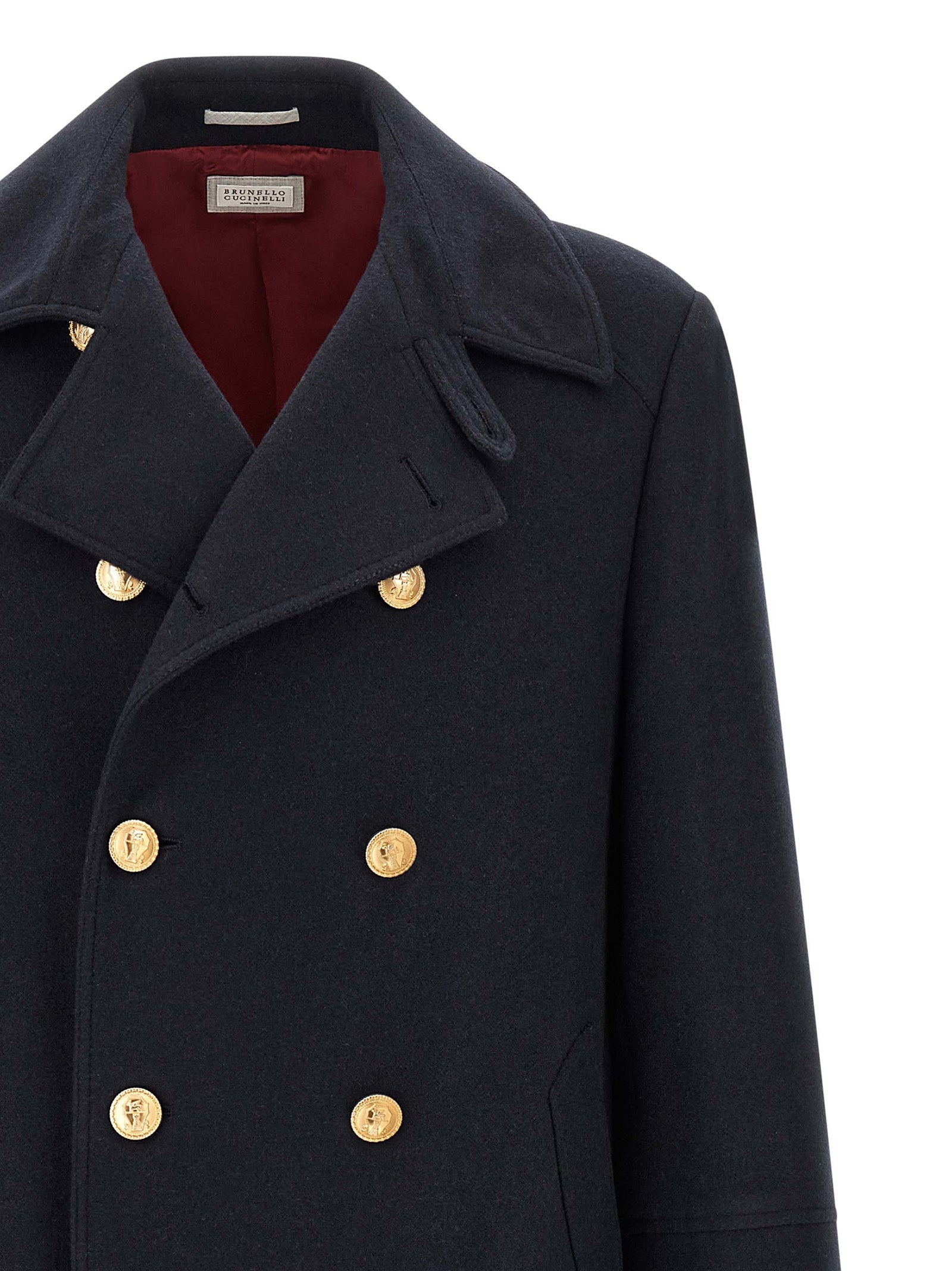 Blue Cashmere Coat
