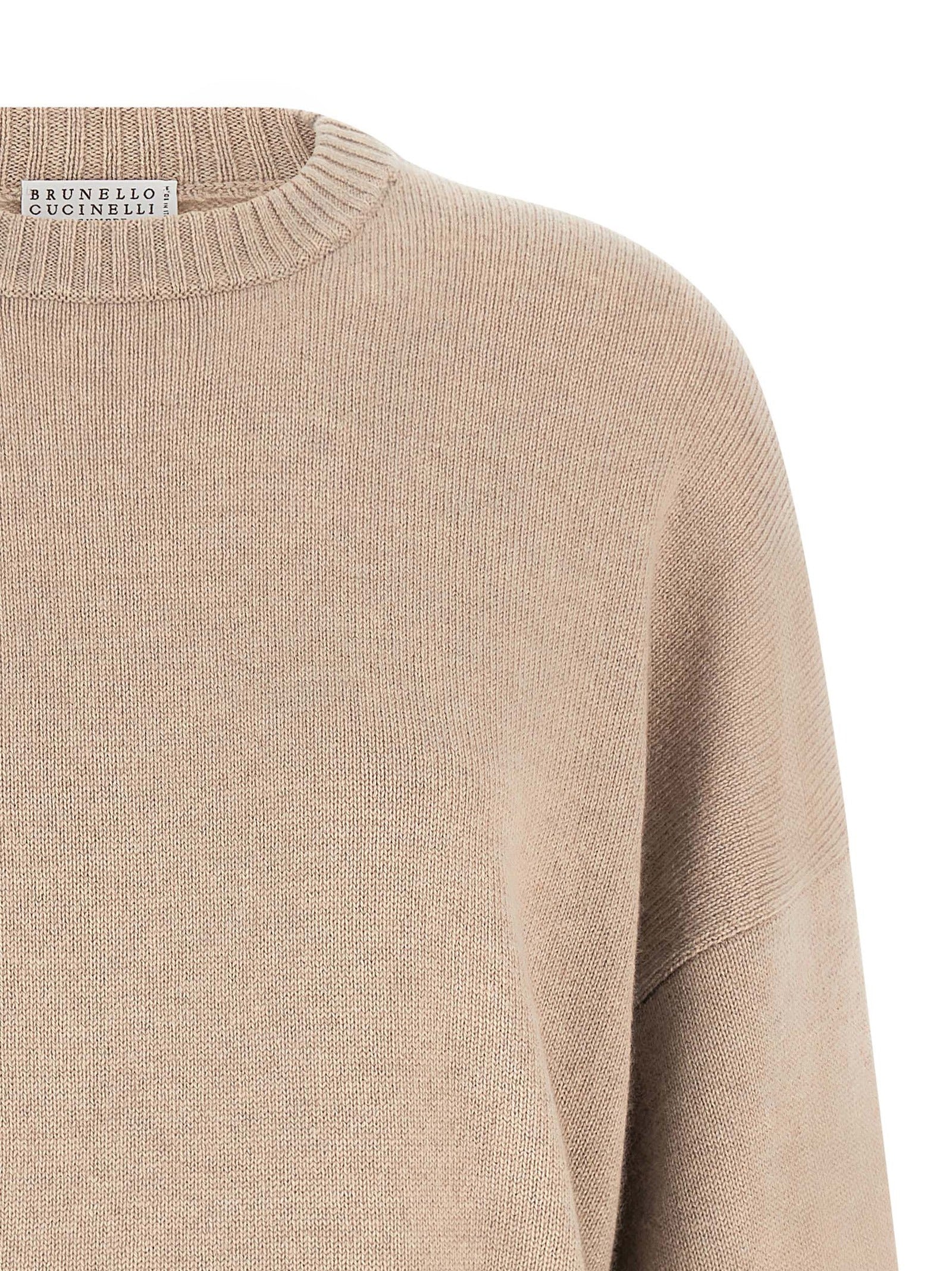 Beige Cashmere Cardigan