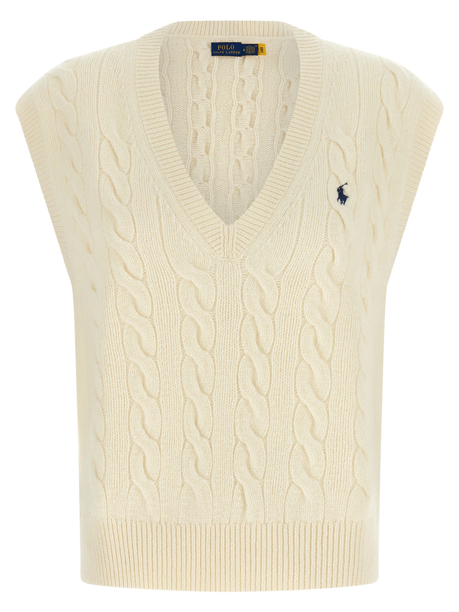 White Wool Sleeveless Jacket