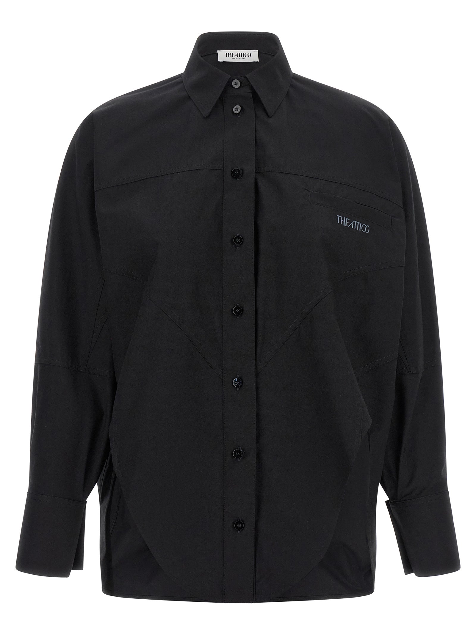 Black Cotton Blouse