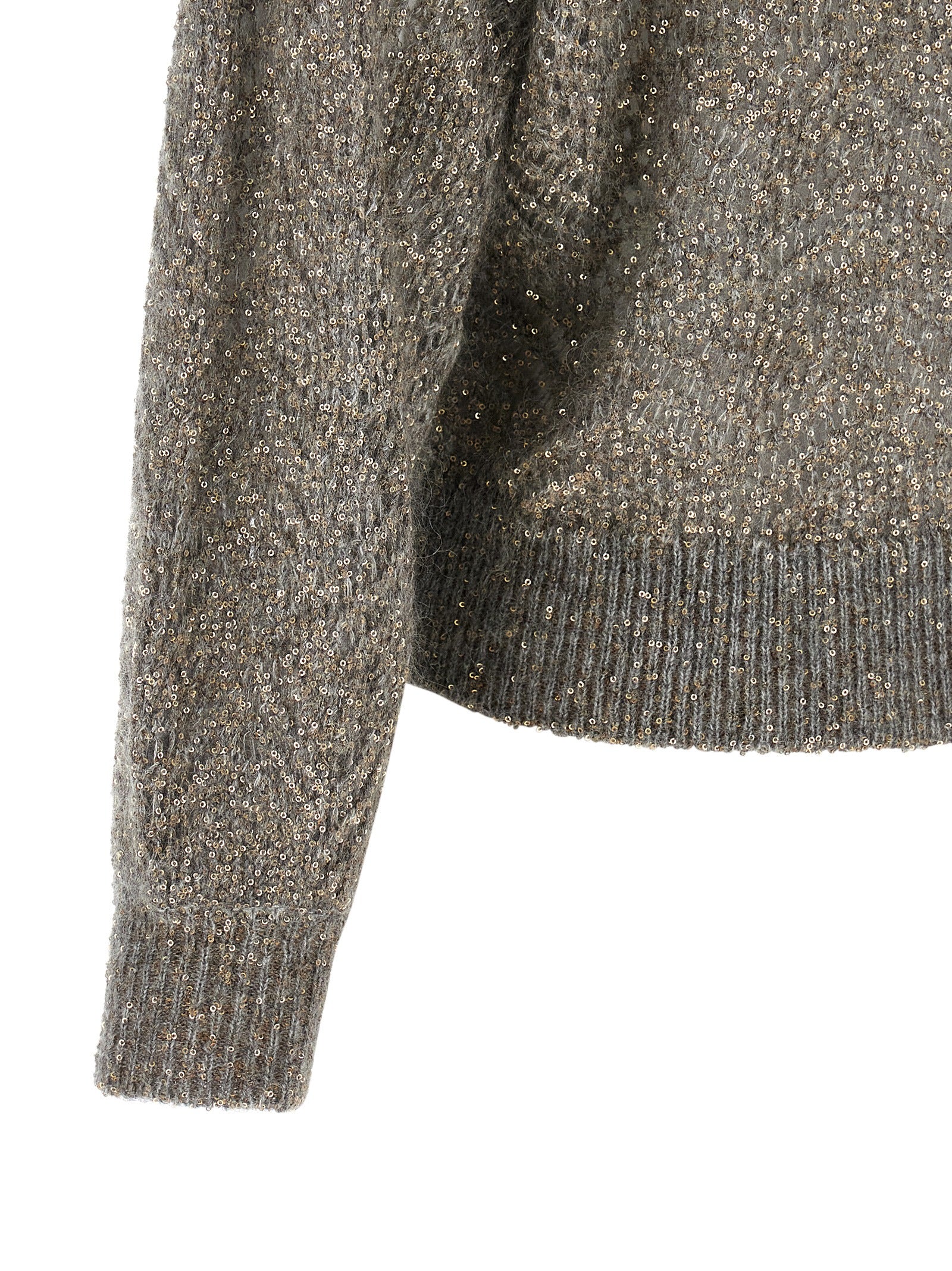Gray Polyamide Cardigan