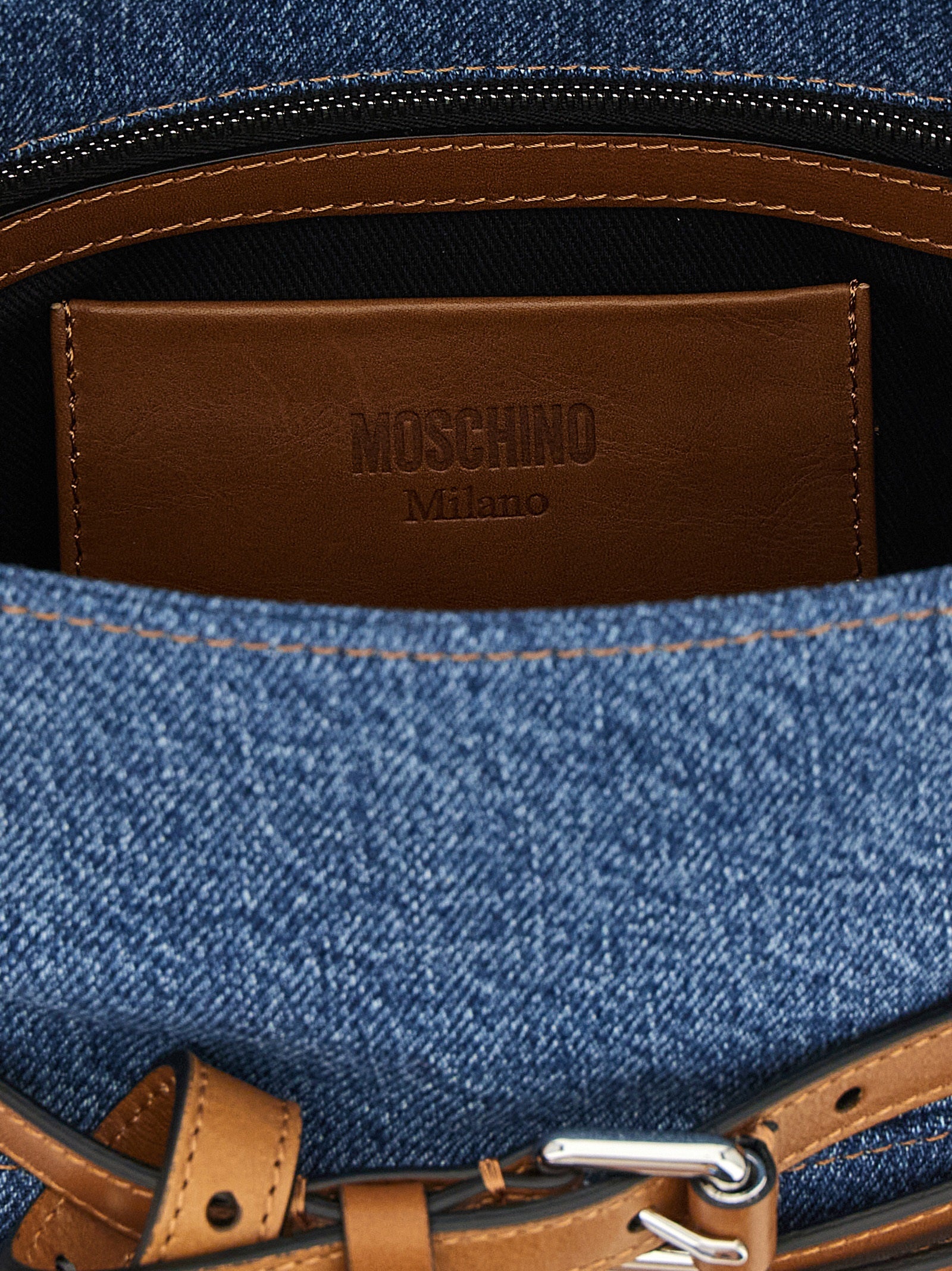 Blue Cotton Handbag