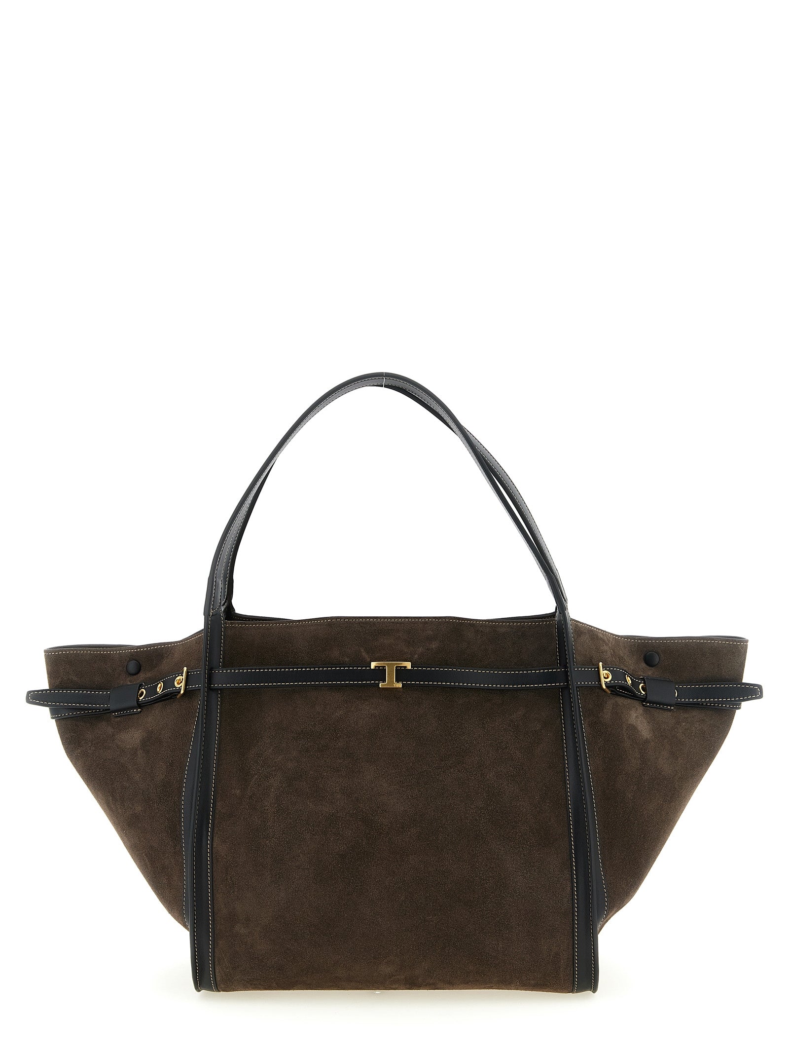 Brown Calfskin Tote Bag