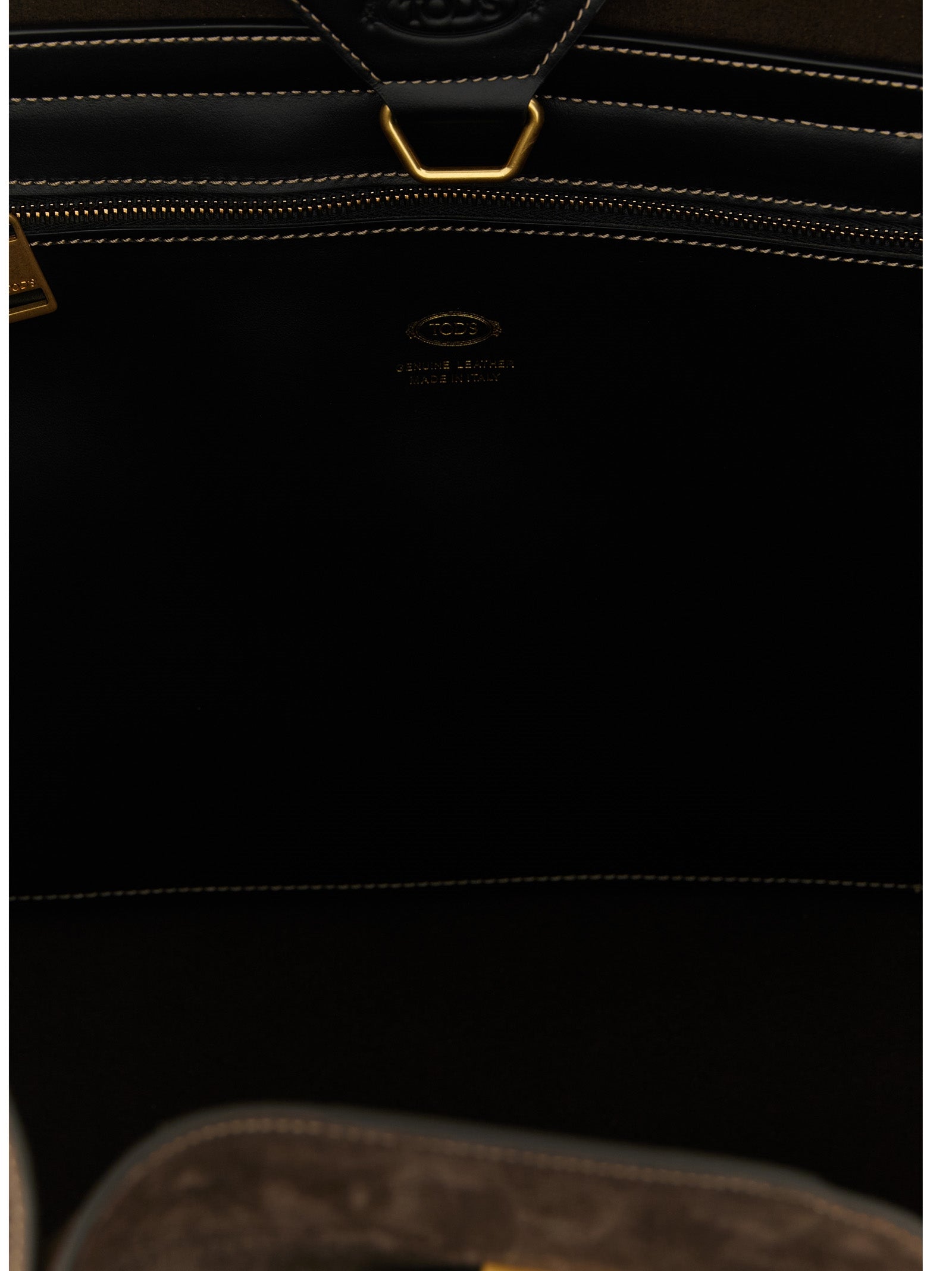 Brown Calfskin Tote Bag