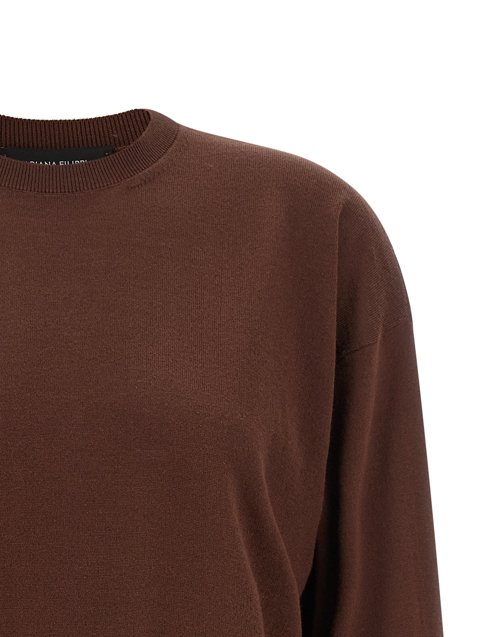 Brown Virgin Wool Cardigan