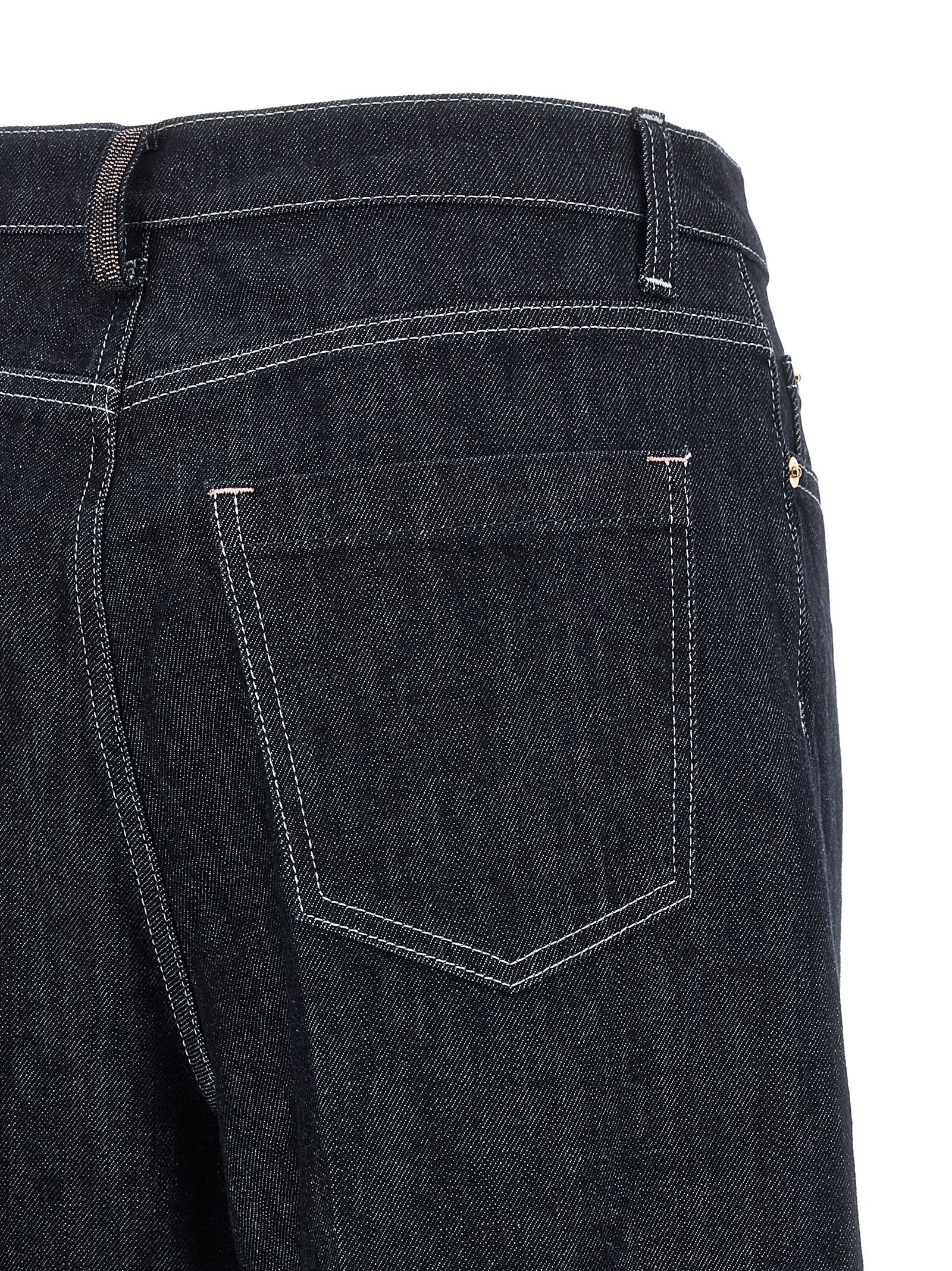 Blue Cotton Jeans Denim
