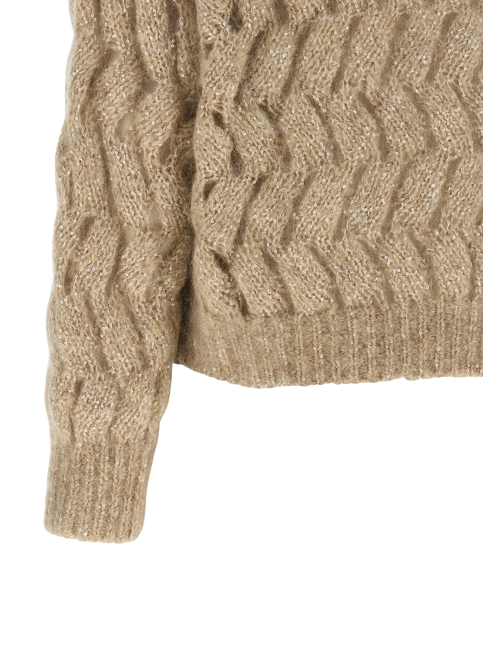 Beige Wool Cardigan