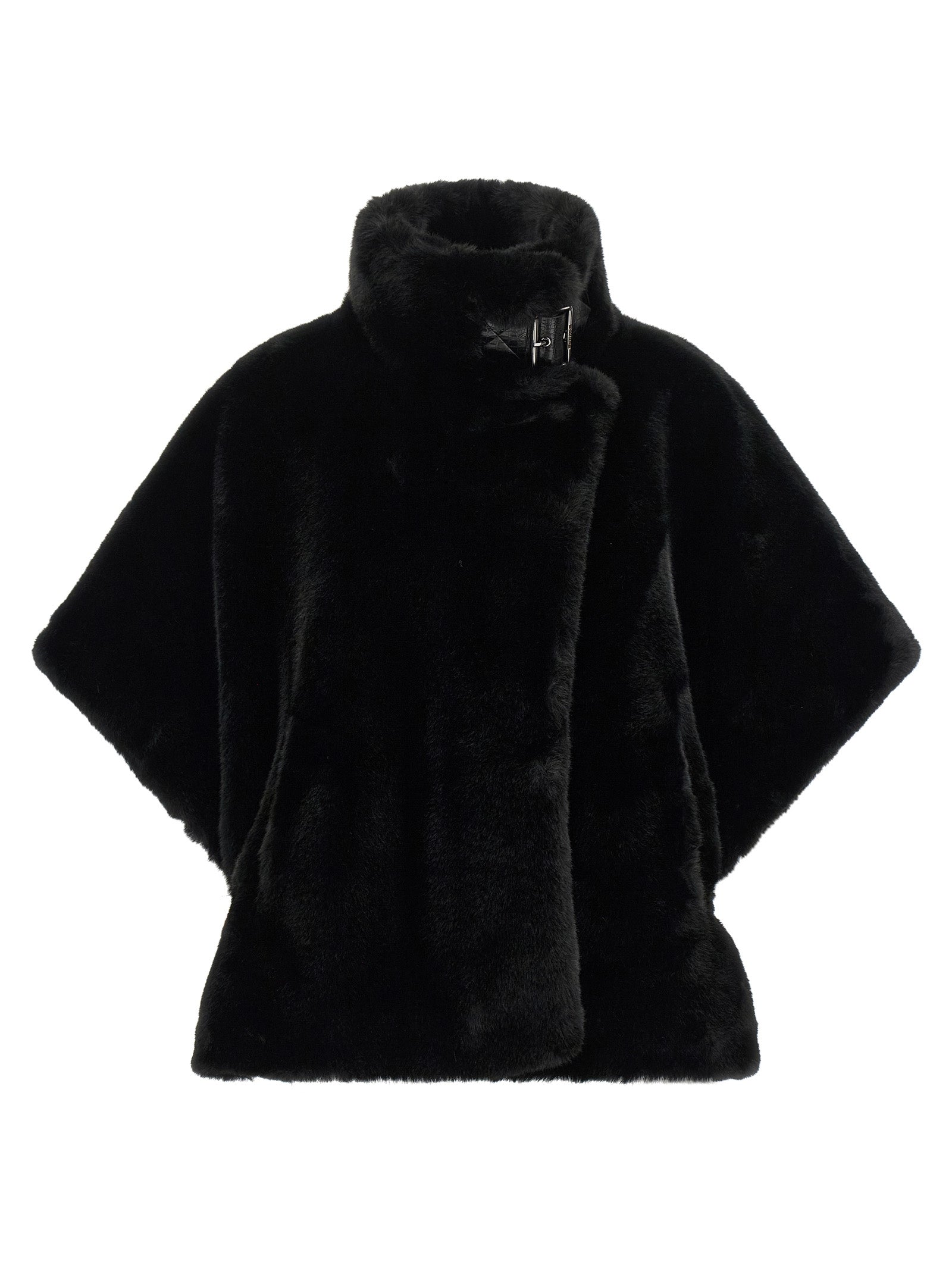 Black Polyester Coat