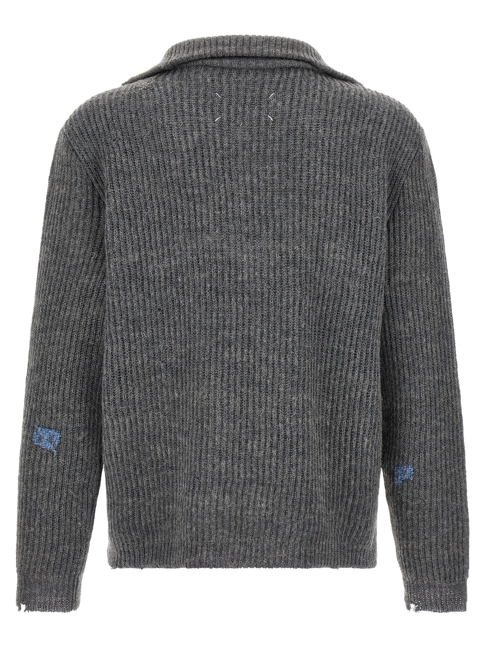 Gray Linen Cardigan