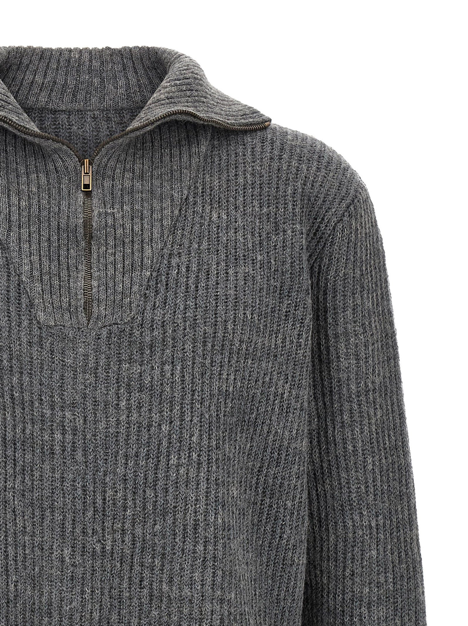 Gray Linen Cardigan