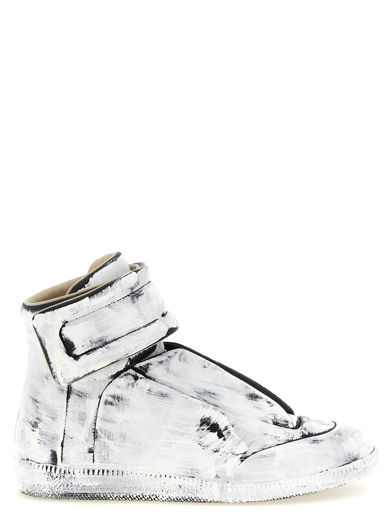 Bicolor Calfskin Athletic Sneakers