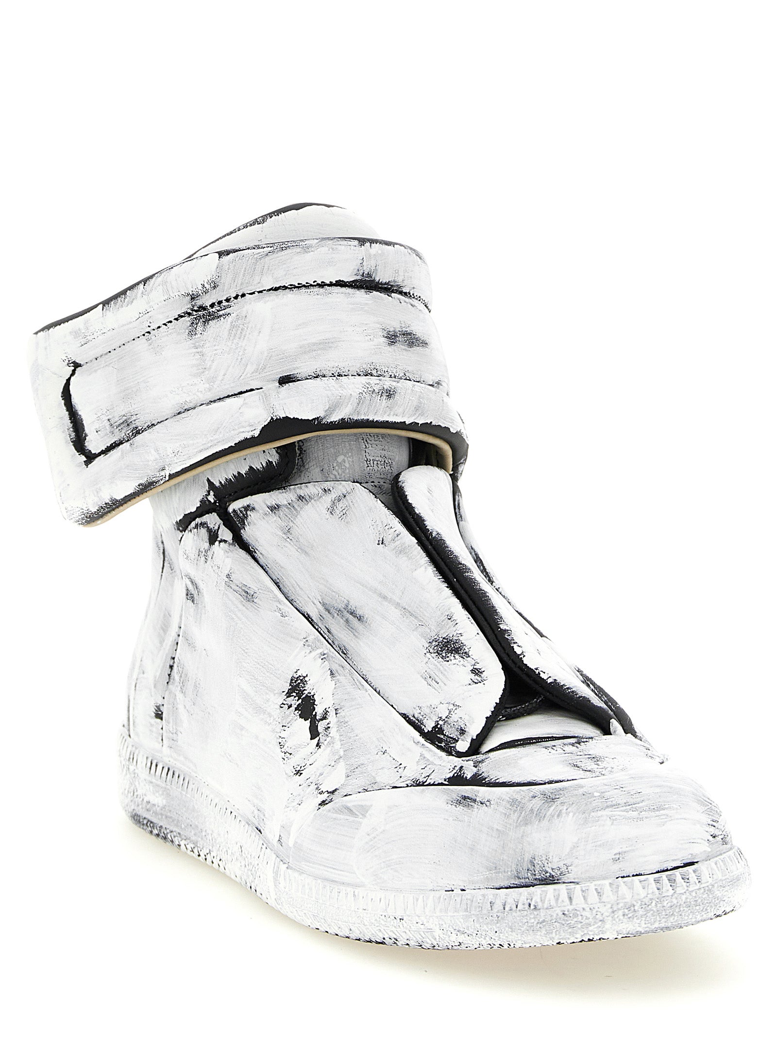 Bicolor Calfskin Athletic Sneakers