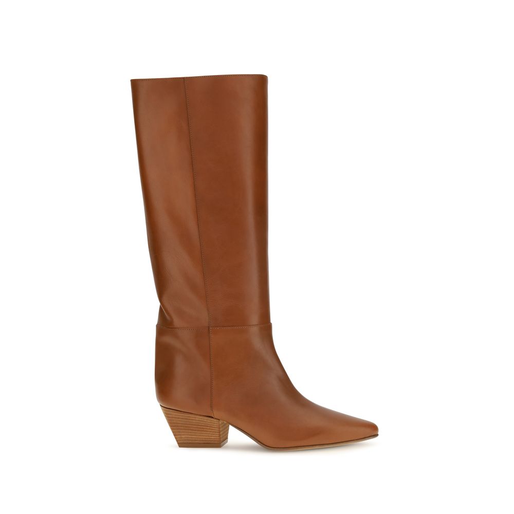 Brown Calf Leather Bos Taurus Ankle Boots