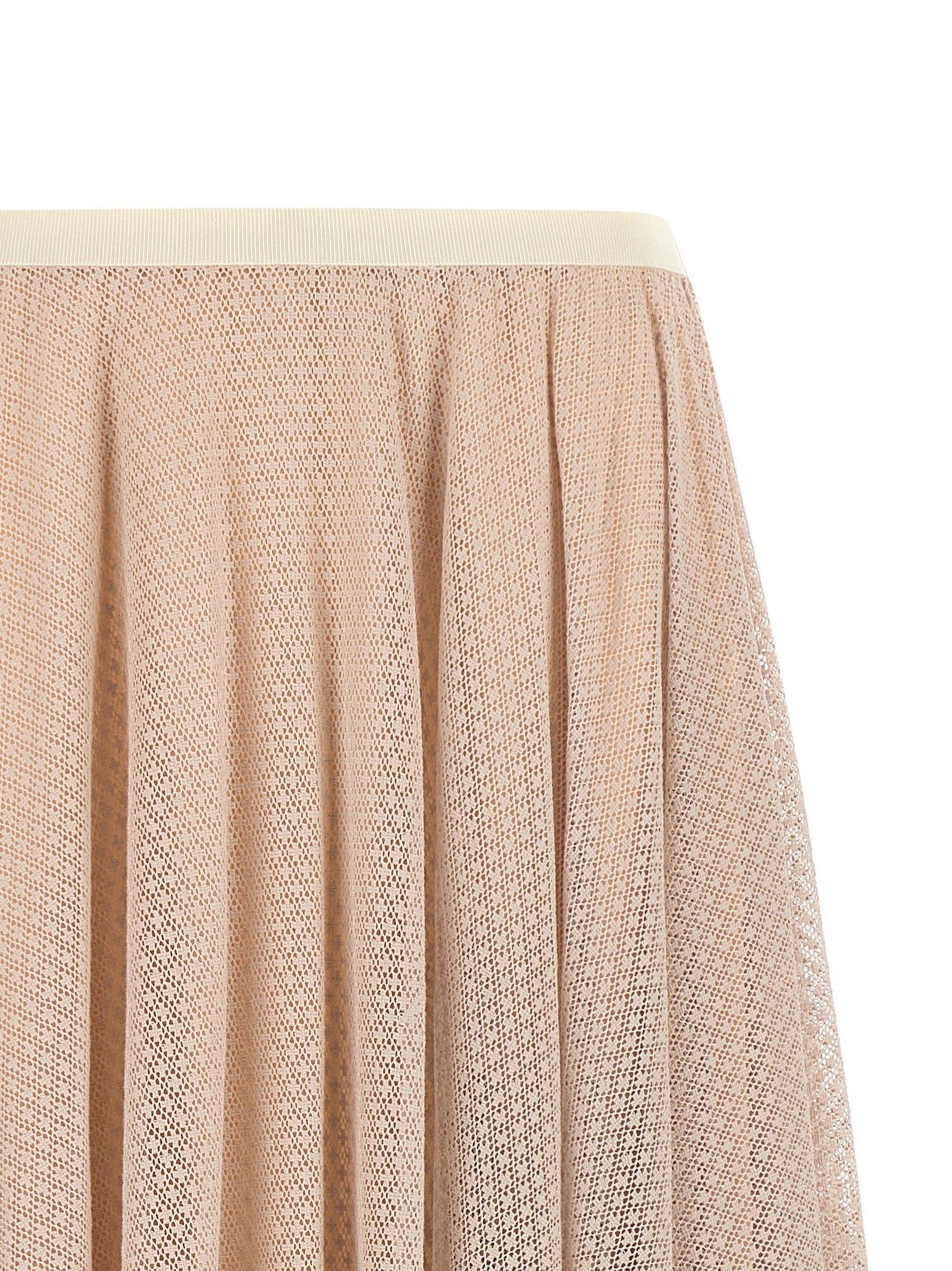 Multicolor Cotton Midi Skirt