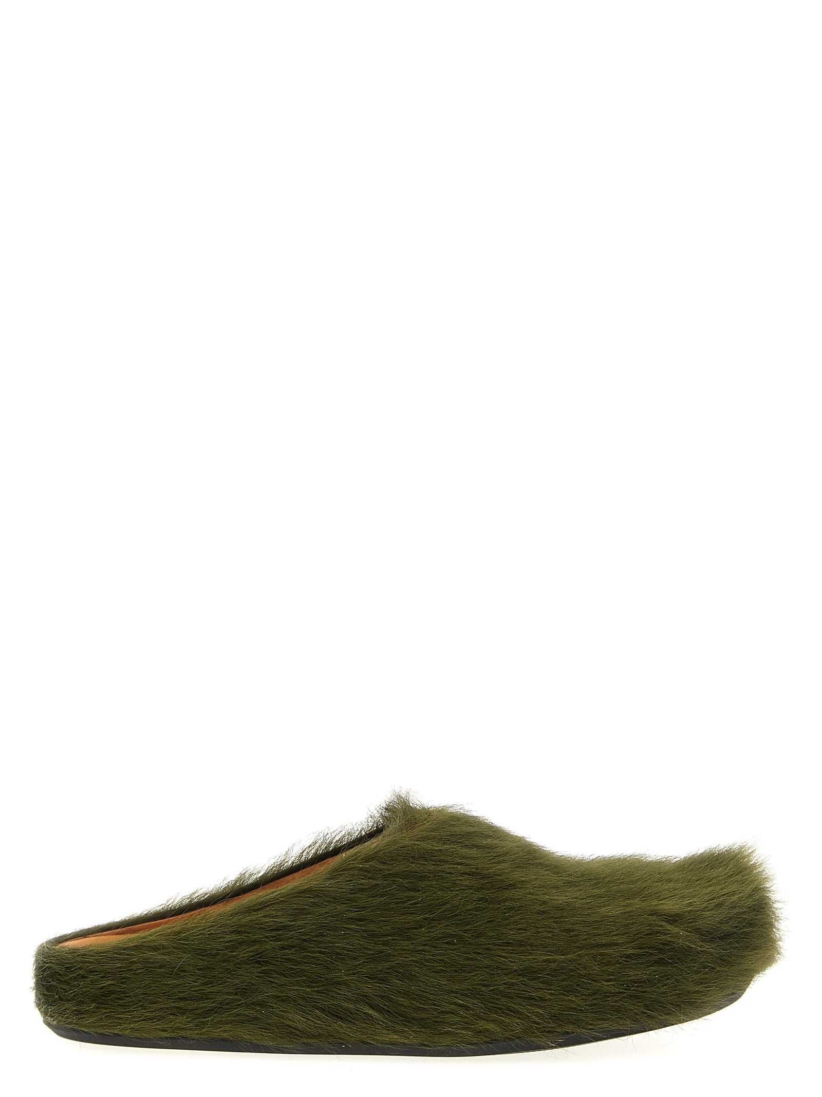 Bicolor Calfskin Mules
