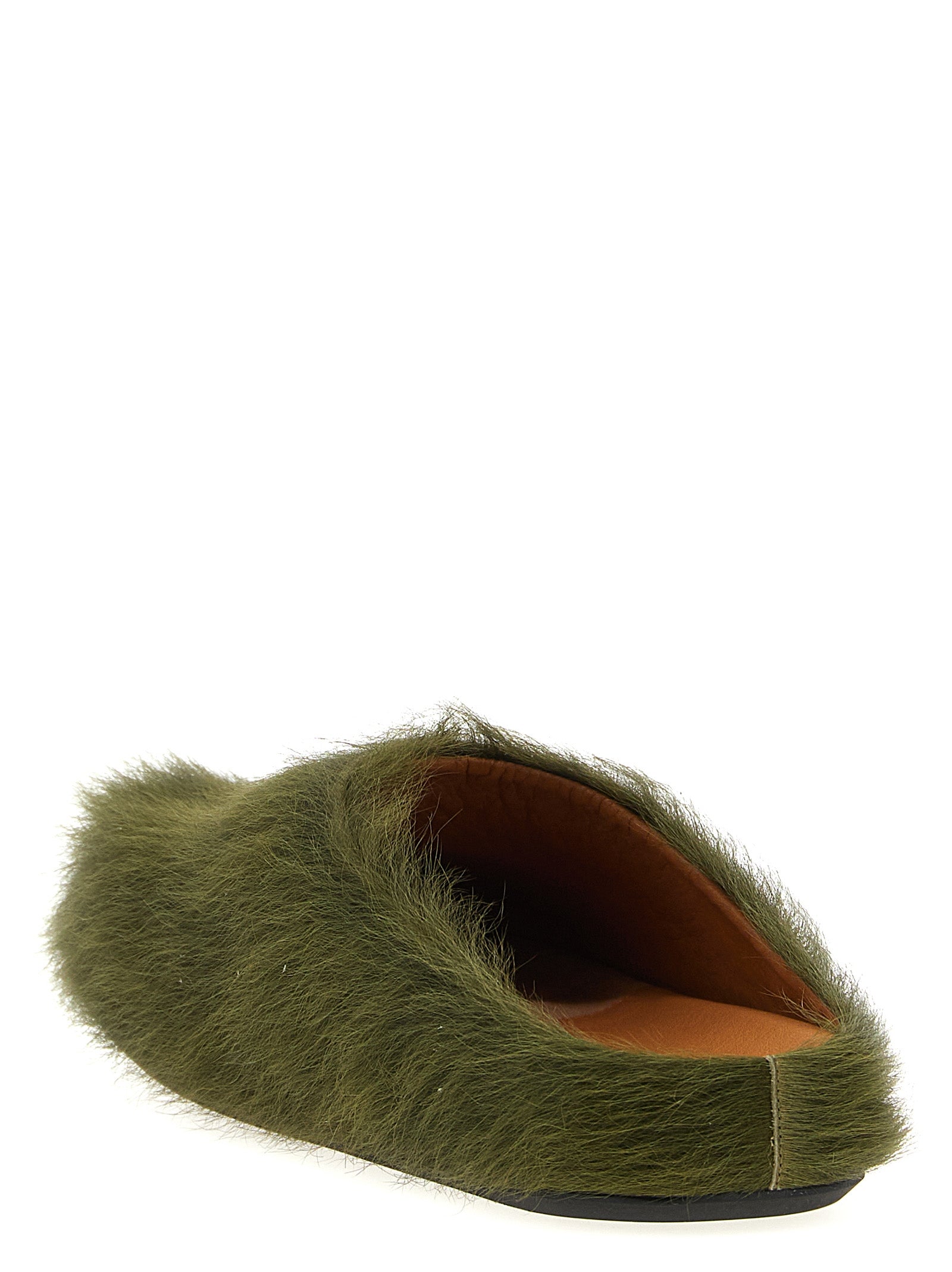 Bicolor Calfskin Mules