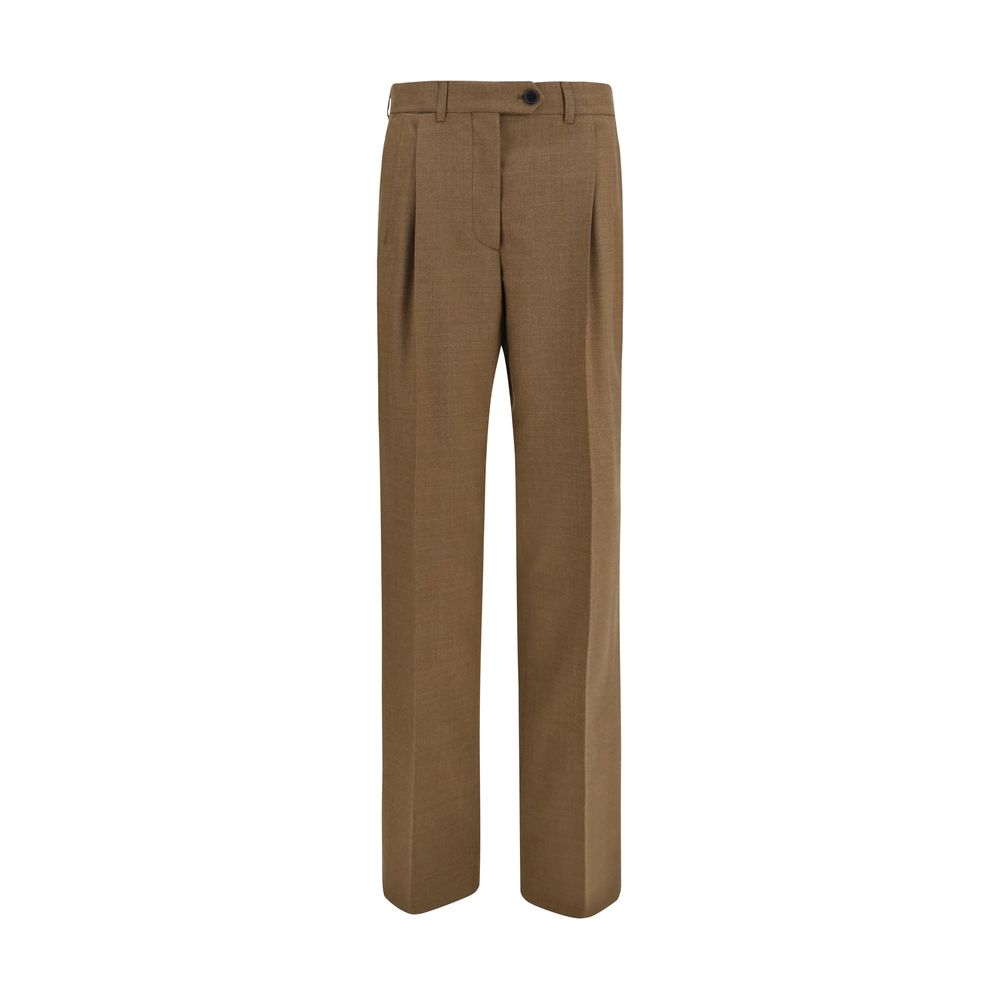 Brown Wool Oves Aries Dress Pants
