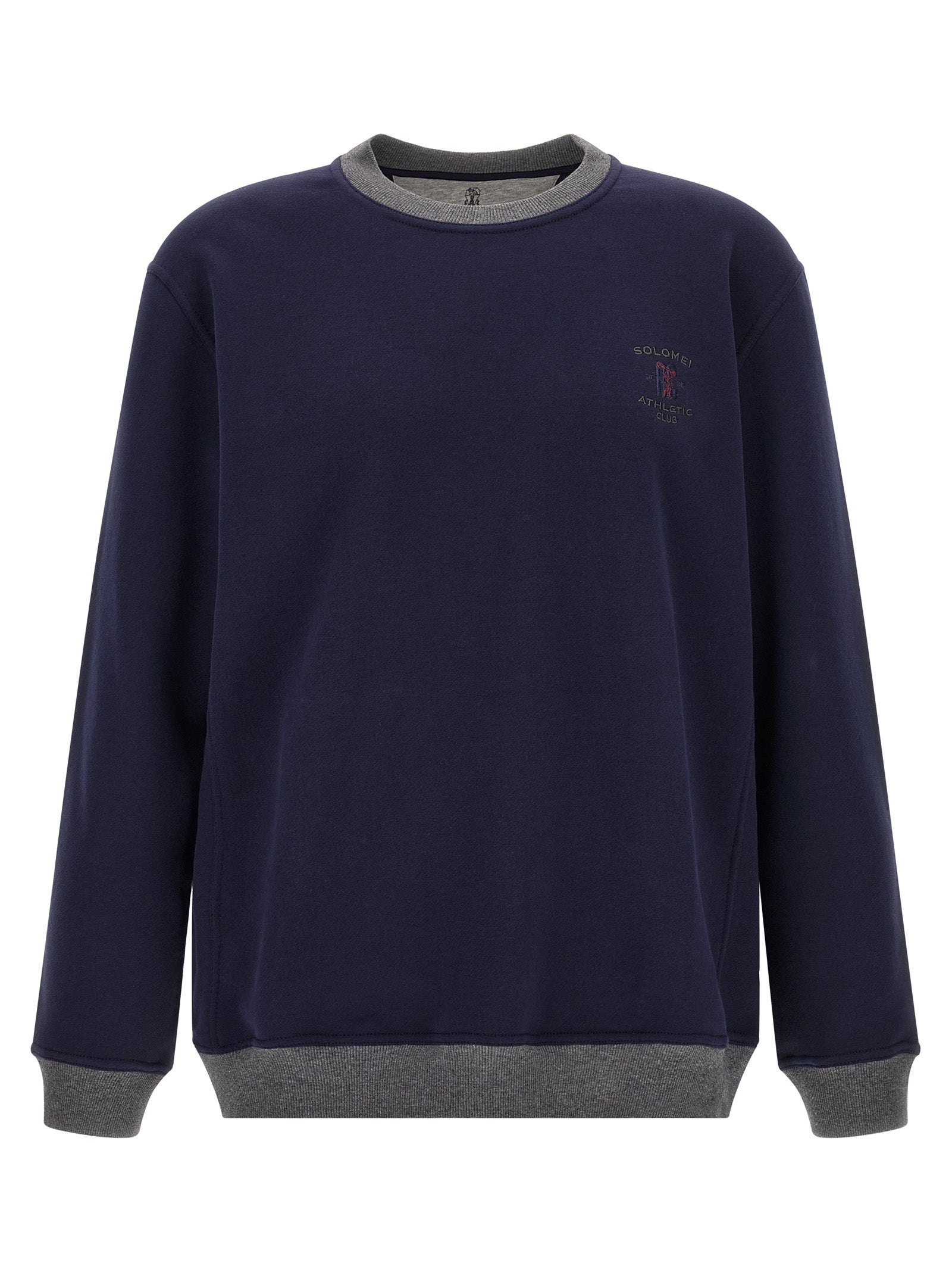 Blue Cotton Sweatshirt