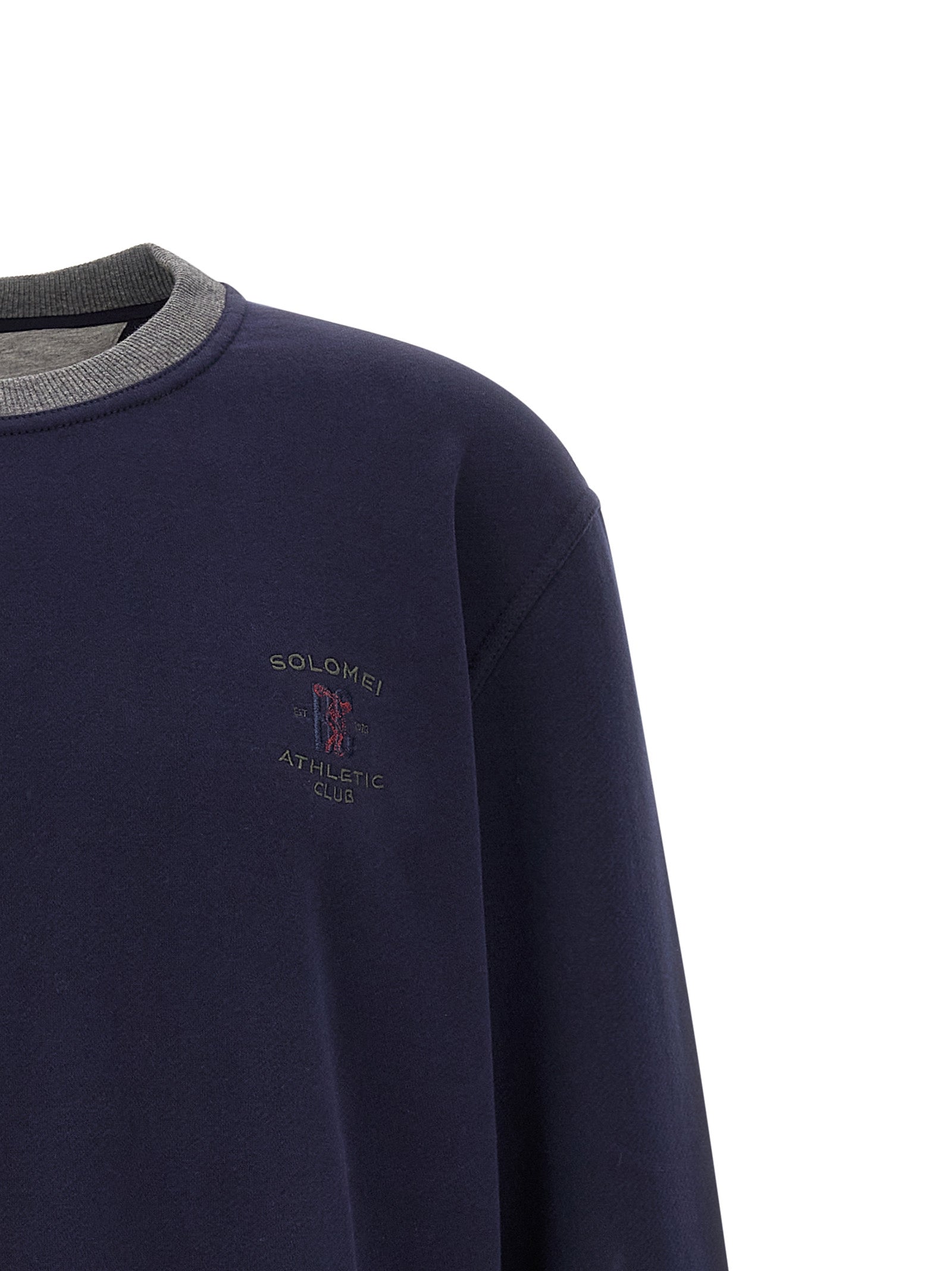 Blue Cotton Sweatshirt