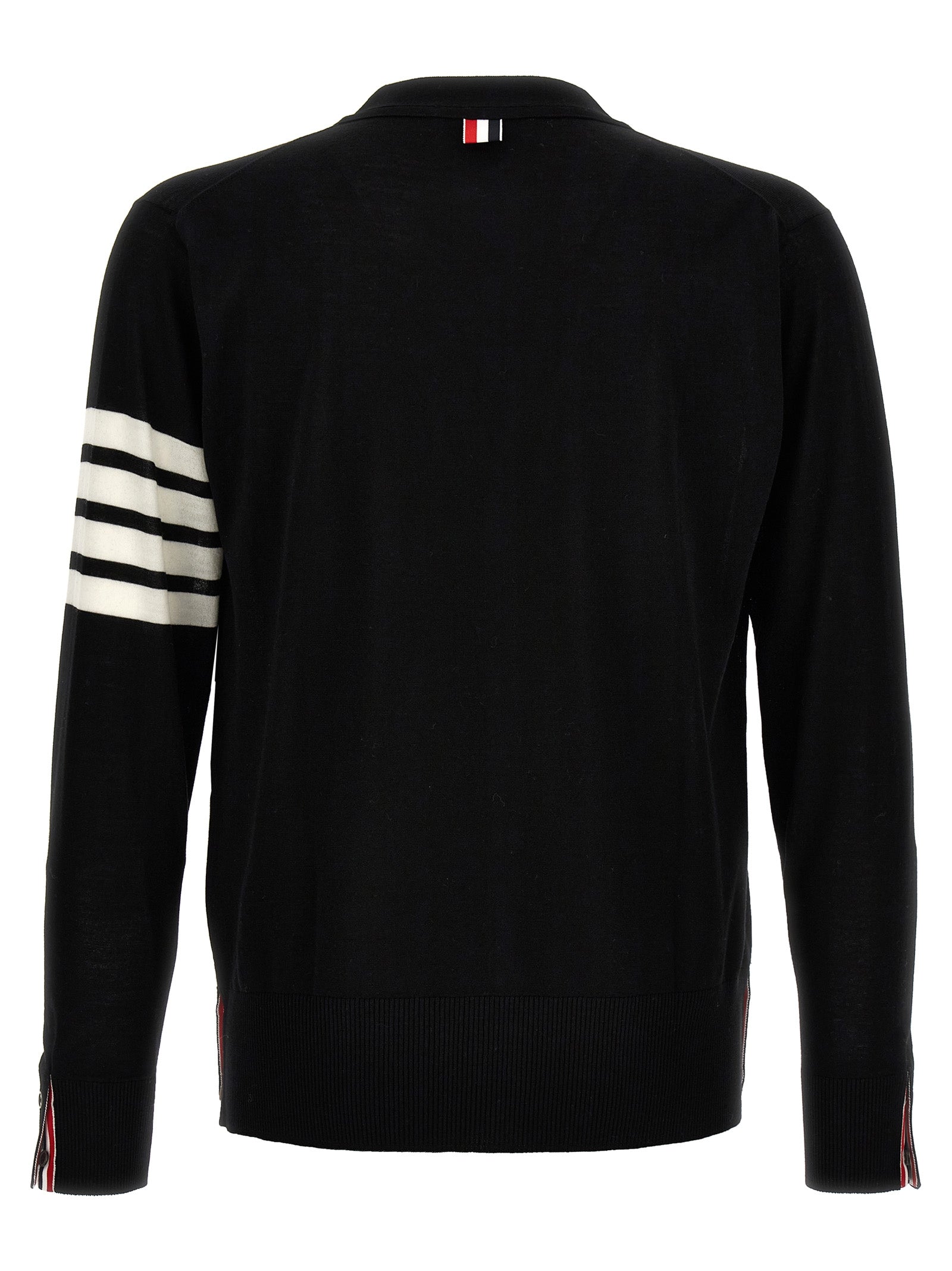 Black Virgin Wool Cardigan